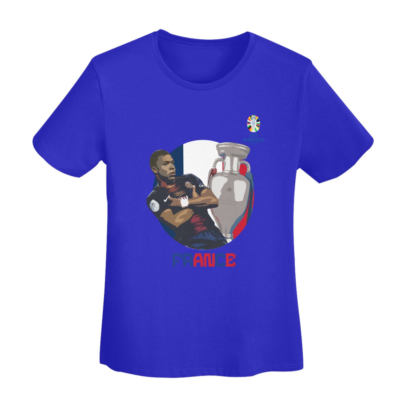 Women's France EURO 2024 Basic Short Sleeve T-Shirt WBT1730