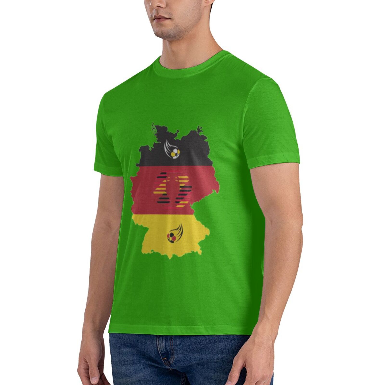 Men's Germany EURO 2024 Basic Short Sleeve T-Shirt BST1770