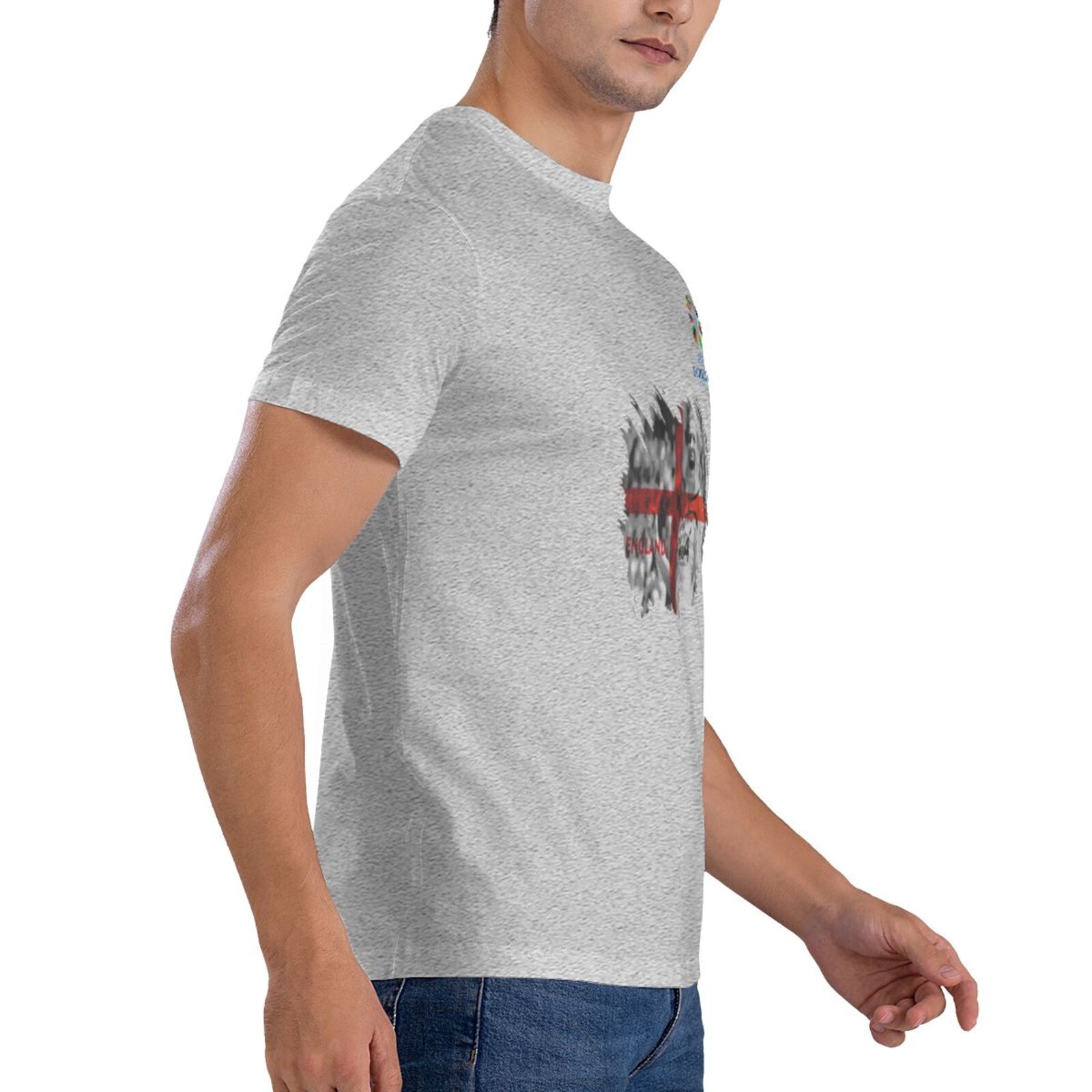Men's England EURO 2024 Basic Short Sleeve T-Shirt BST1713