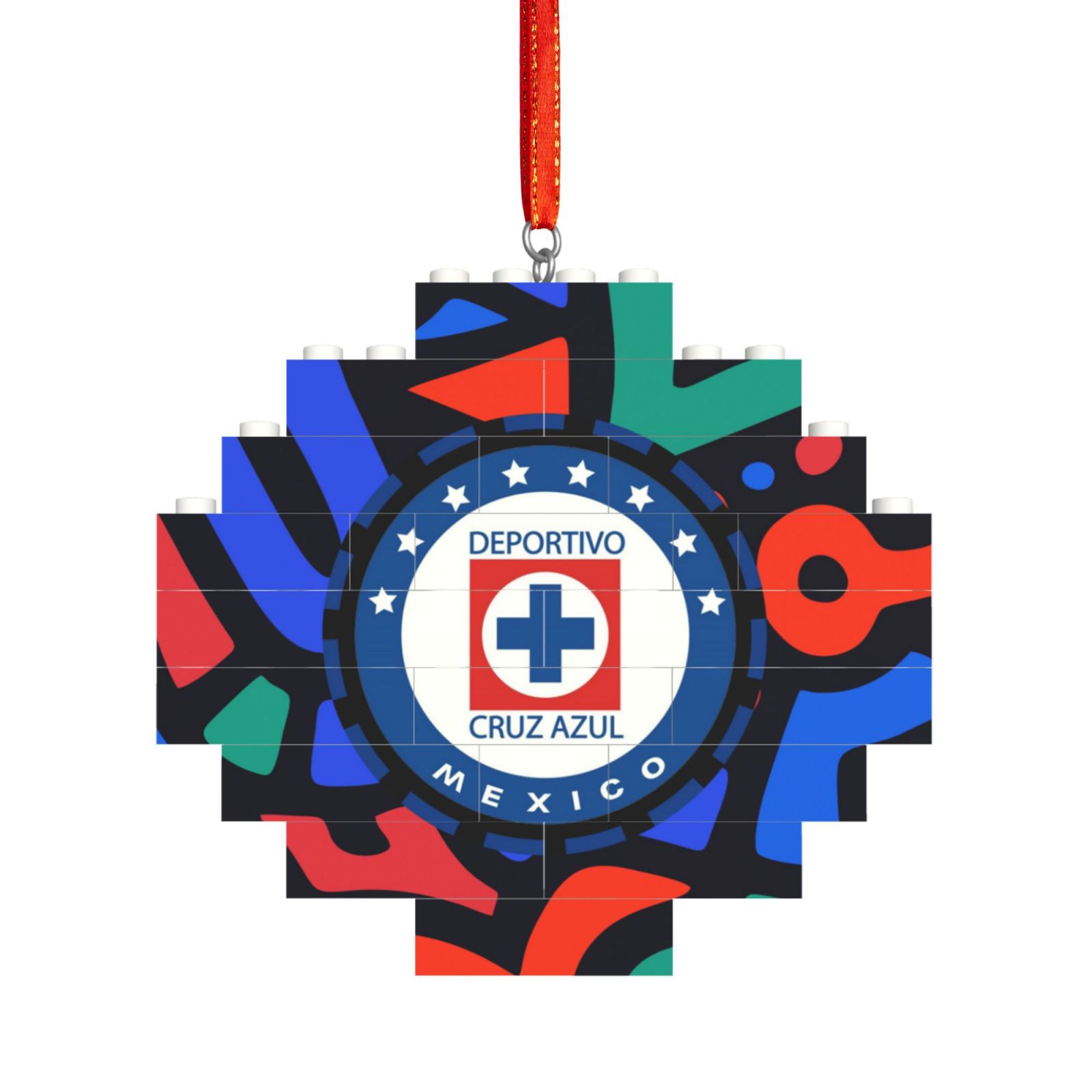 Cruz Azul Building Block Puzzle Ornament BBP2103