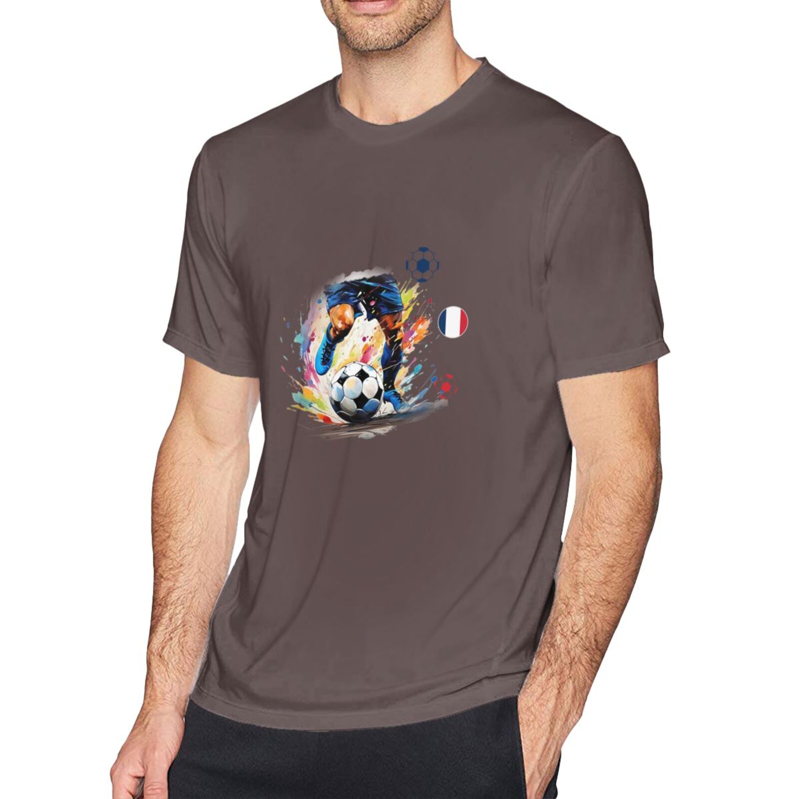 Men's France EURO 2024 Basic Short Sleeve T-Shirt BST1749