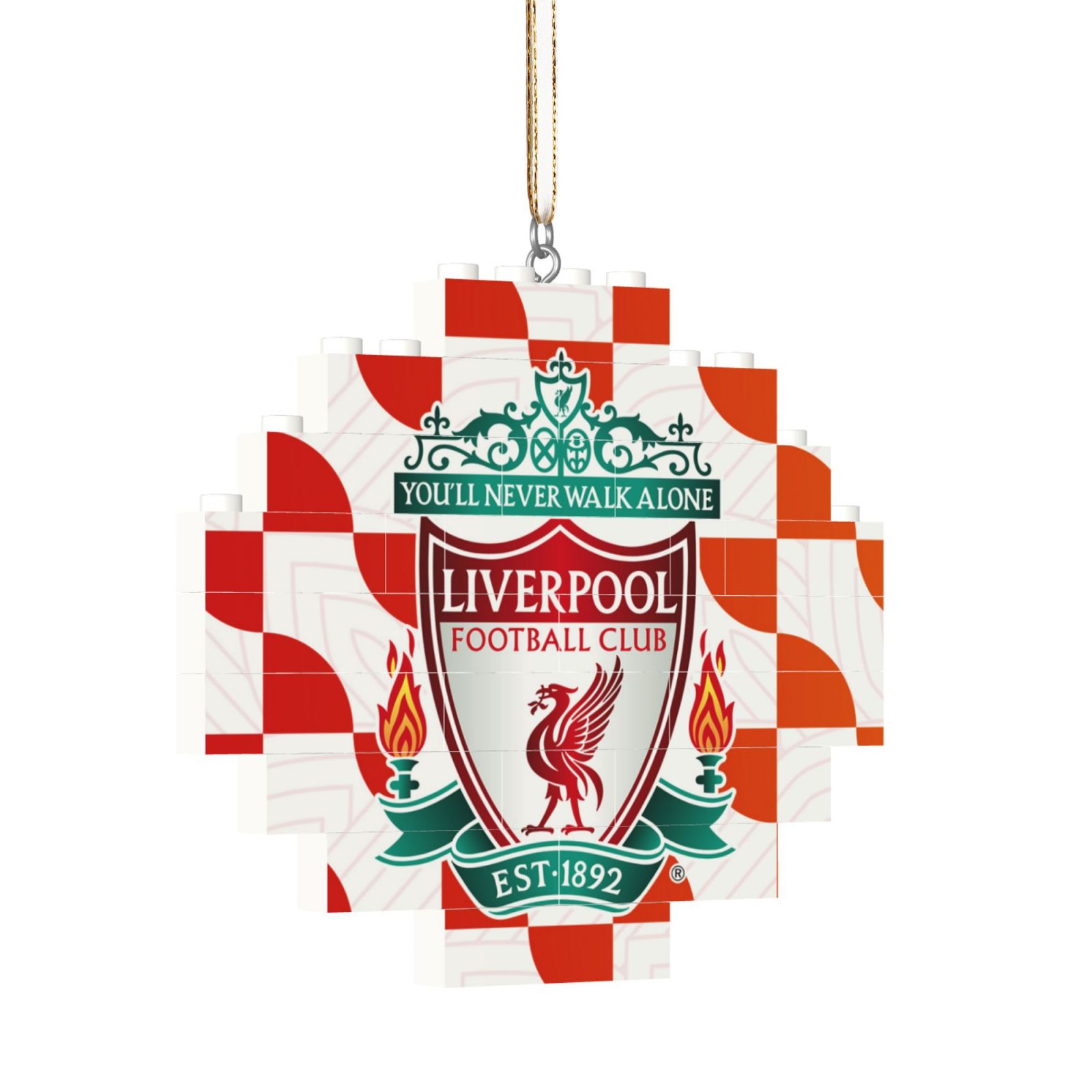 Liverpool Building Block Puzzle Ornament BBP2101