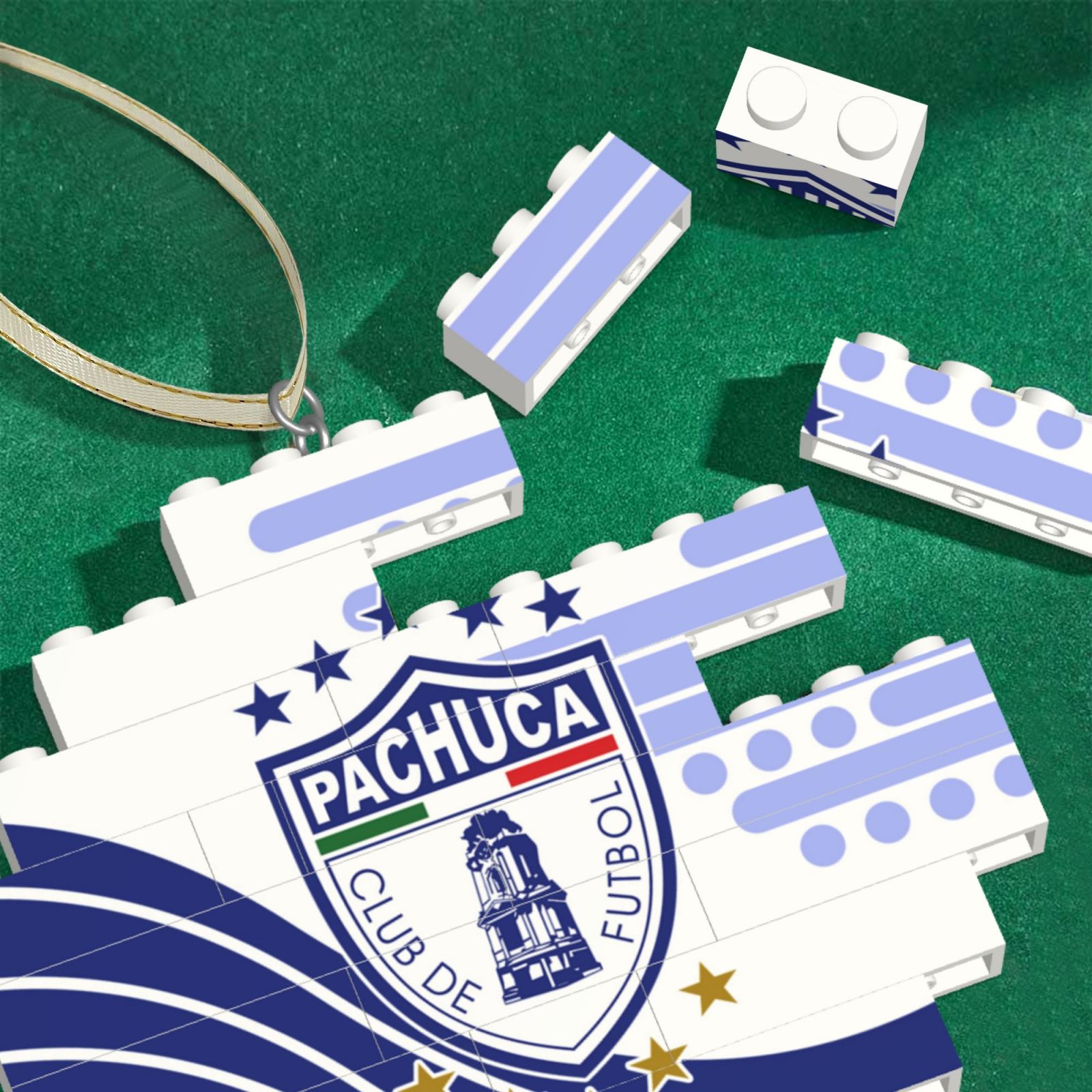 Pachuca Building Block Puzzle Ornament BBP2166
