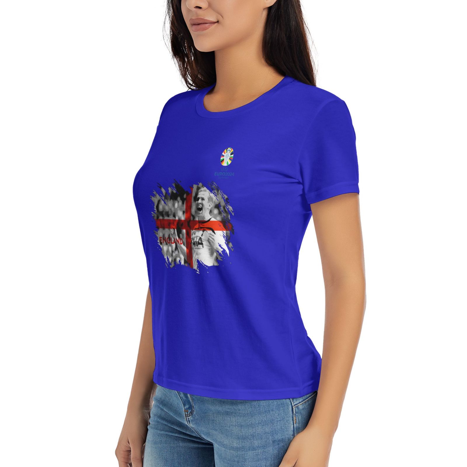 Woman's England EURO 2024 Basic Short Sleeve T-Shirt WBT1712