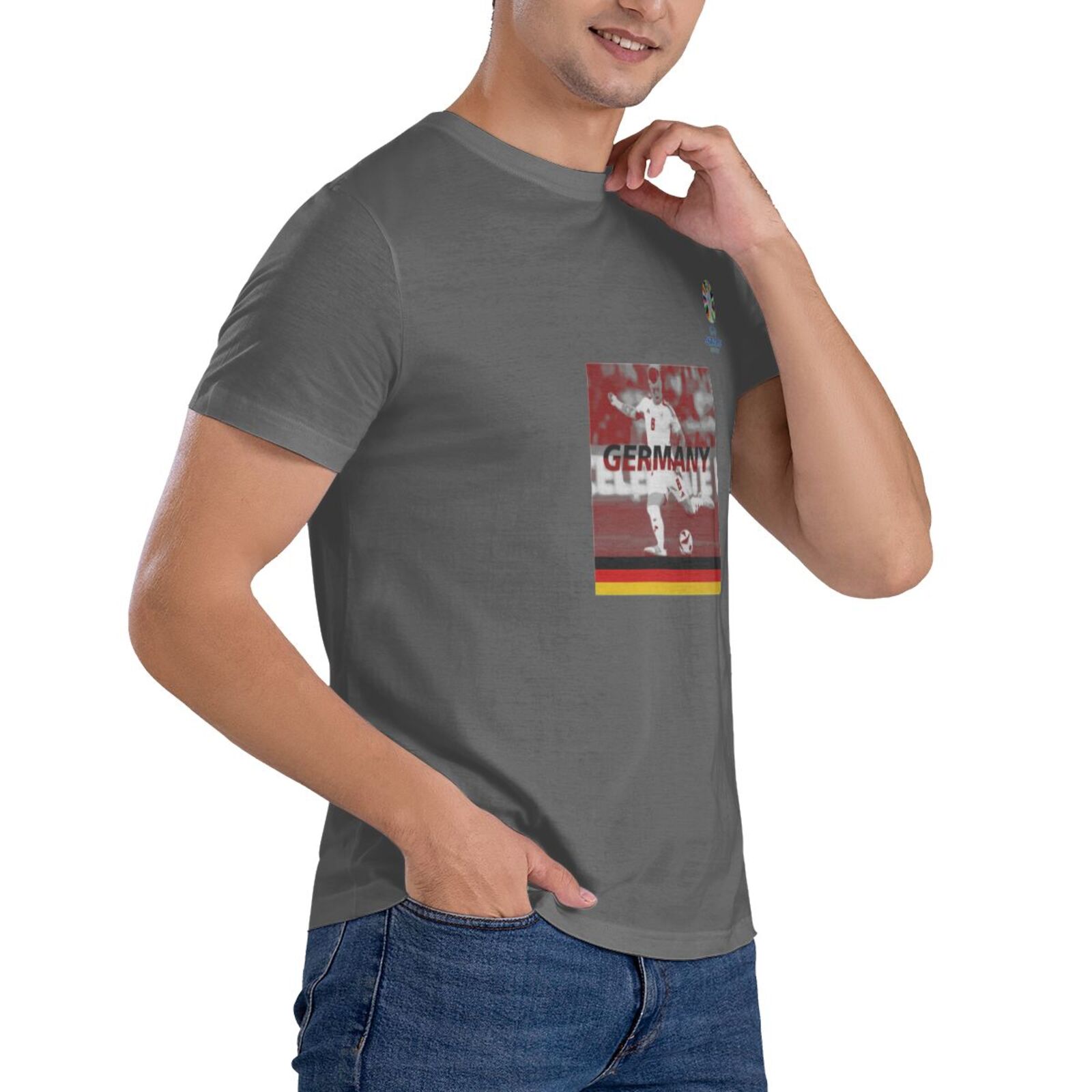 Men's Germany EURO 2024 Basic Short Sleeve T-Shirt BST1704