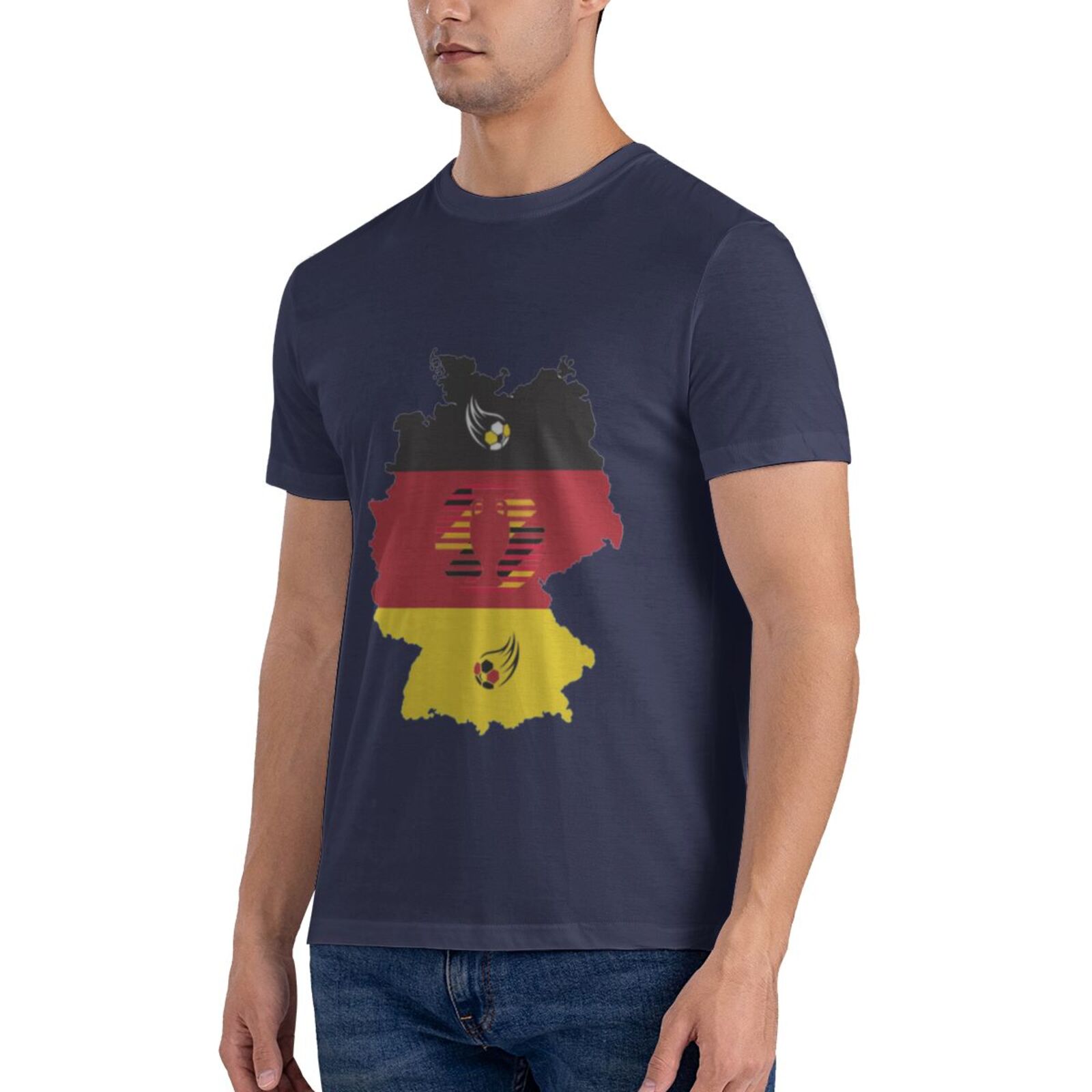 Men's Germany EURO 2024 Basic Short Sleeve T-Shirt BST1770