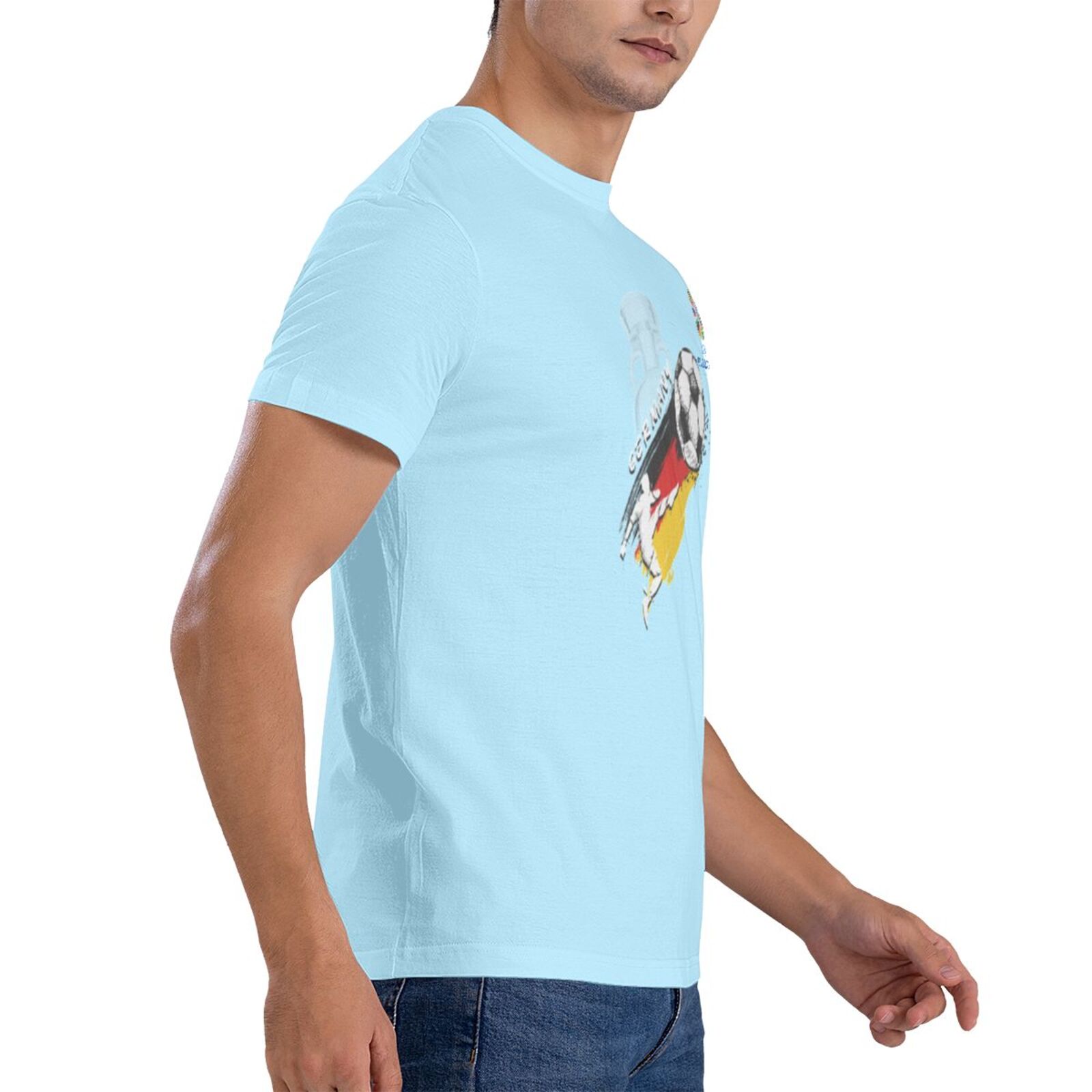 Men's Germany EURO 2024 Basic Short Sleeve T-Shirt BST1679