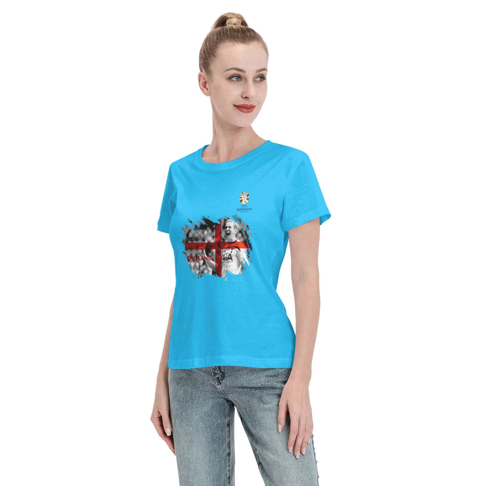 Woman's England EURO 2024 Basic Short Sleeve T-Shirt WBT1712