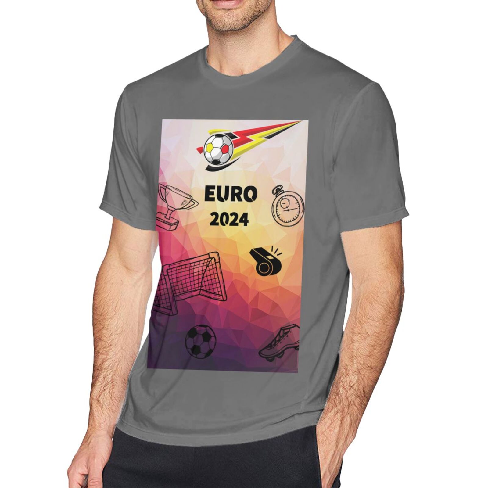 Men's Germany EURO 2024 Basic Short Sleeve T-Shirt BST1771