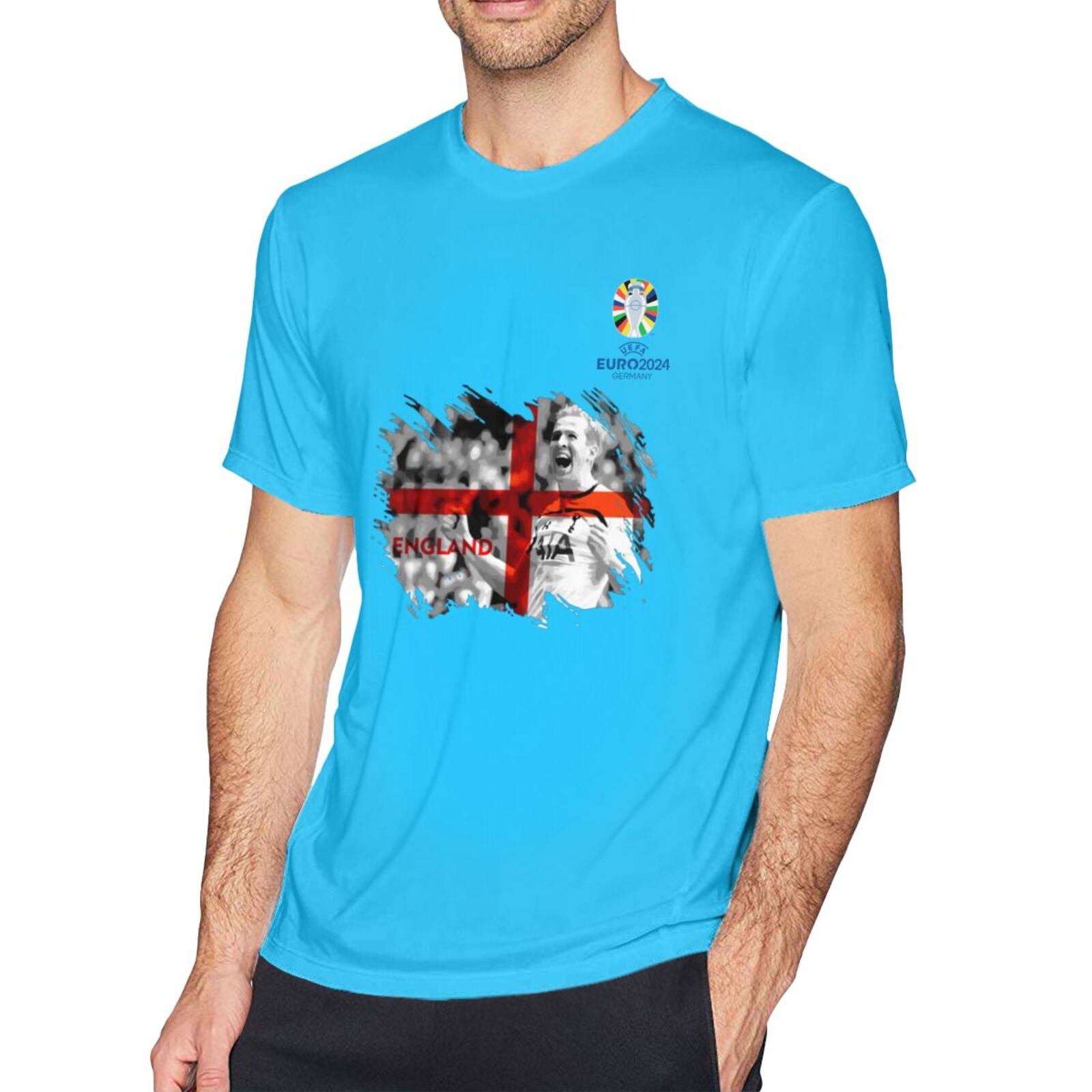 Men's England EURO 2024 Basic Short Sleeve T-Shirt BST1713