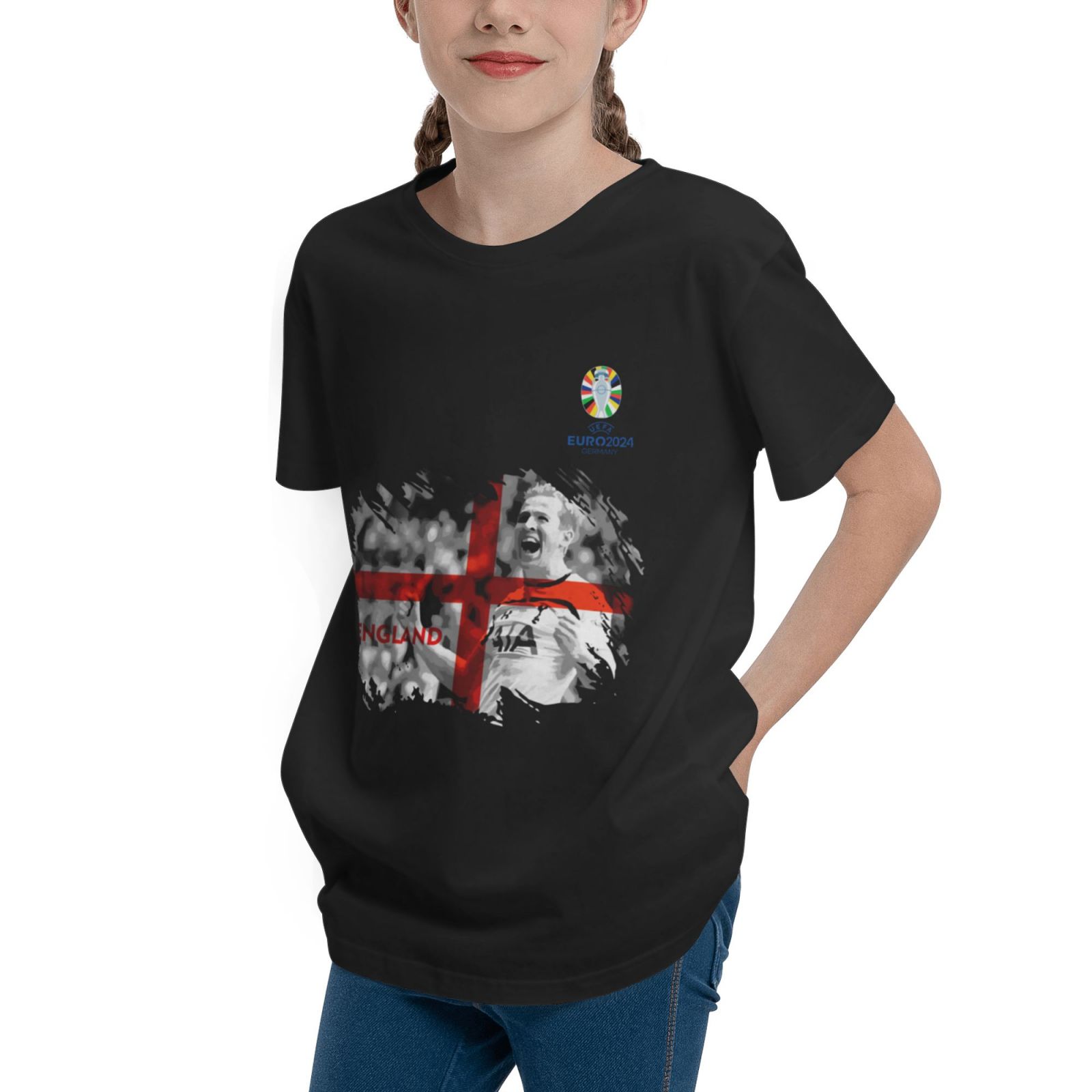 Kid's England EURO 2024 Teenage T-shirt TET1711