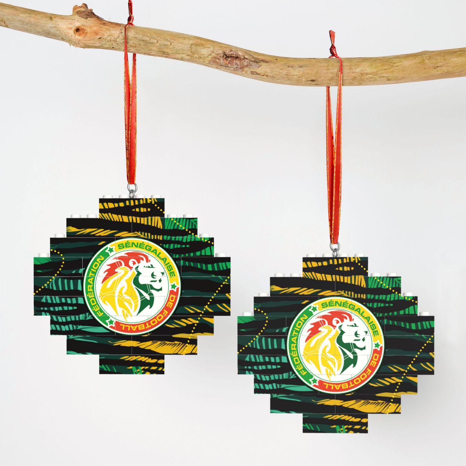 Senegal Building Block Puzzle Ornament BBP2108