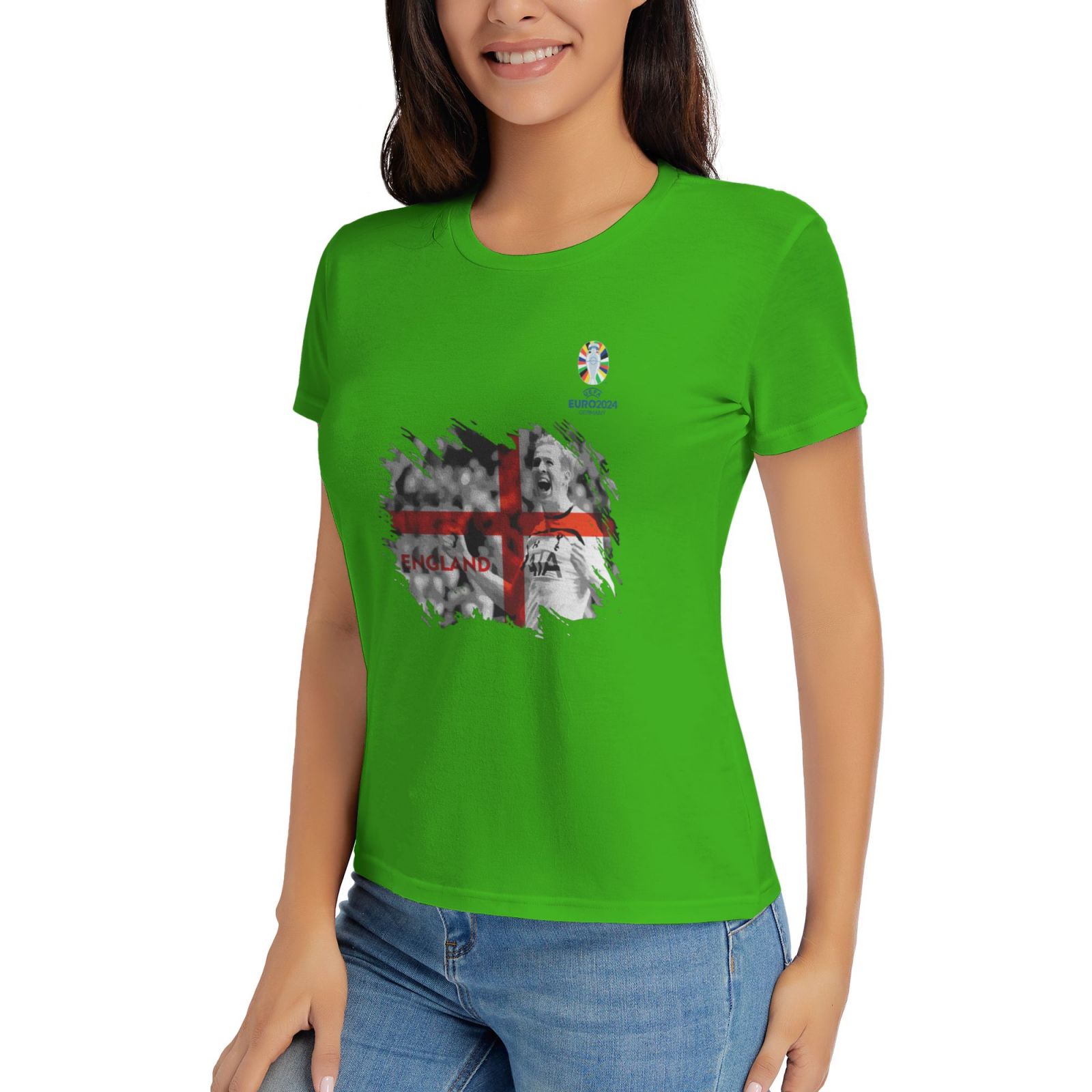 Woman's England EURO 2024 Basic Short Sleeve T-Shirt WBT1712