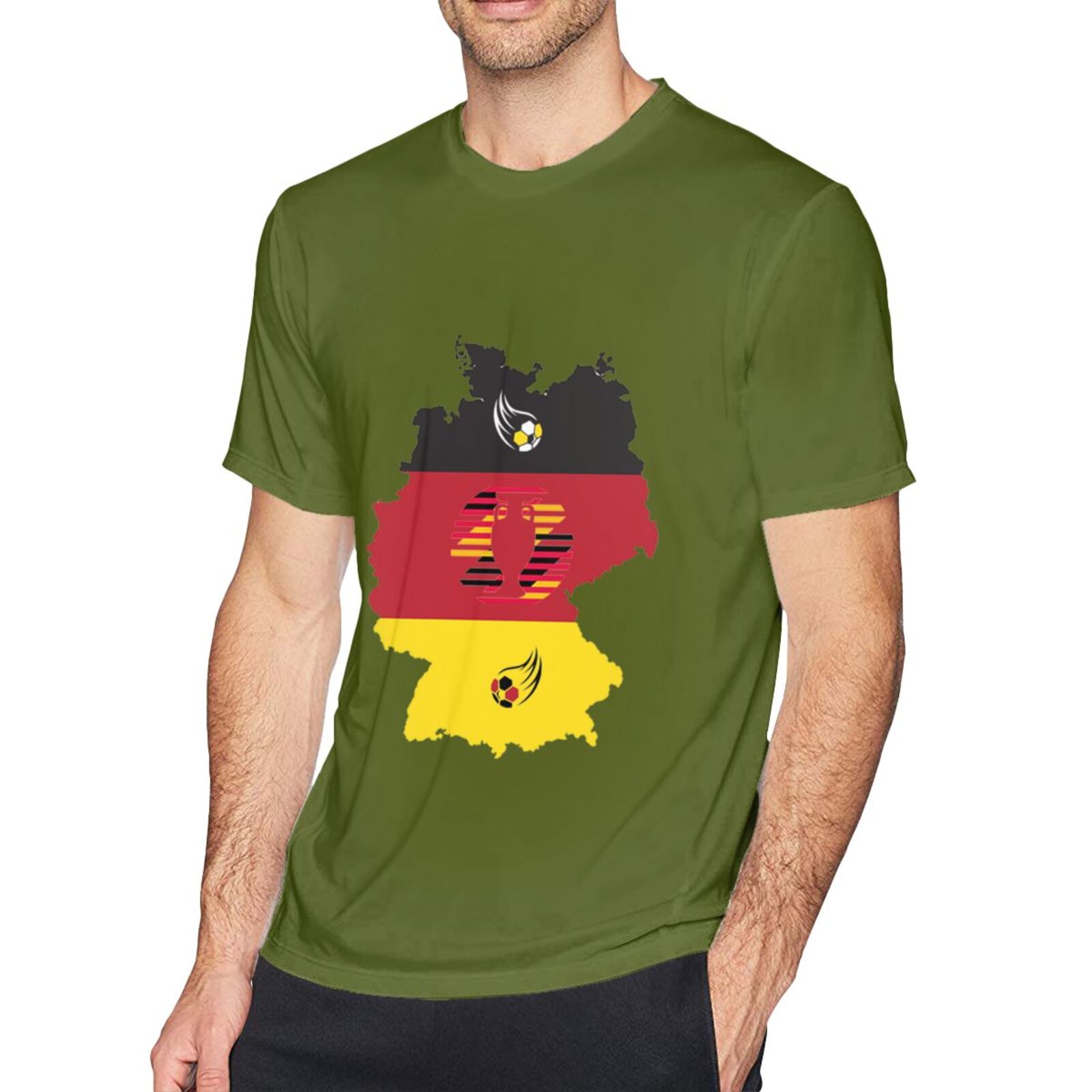 Men's Germany EURO 2024 Basic Short Sleeve T-Shirt BST1770
