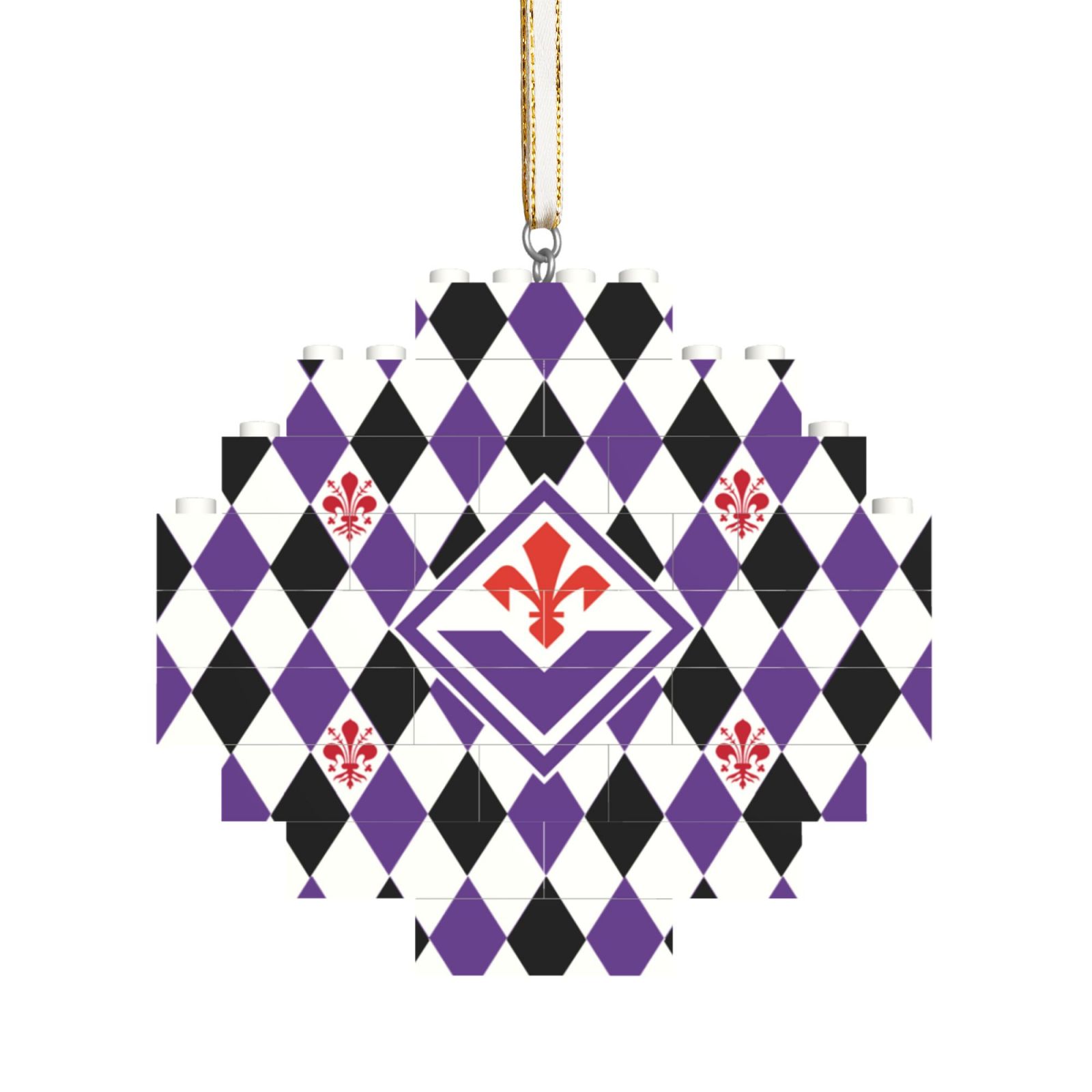 Fiorentina Building Block Puzzle Ornament BBP2031