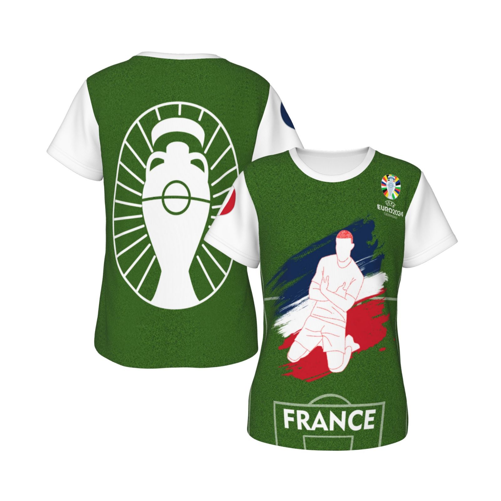 Women's France EURO 2024 Short Sleeve T-Shirt WST1702