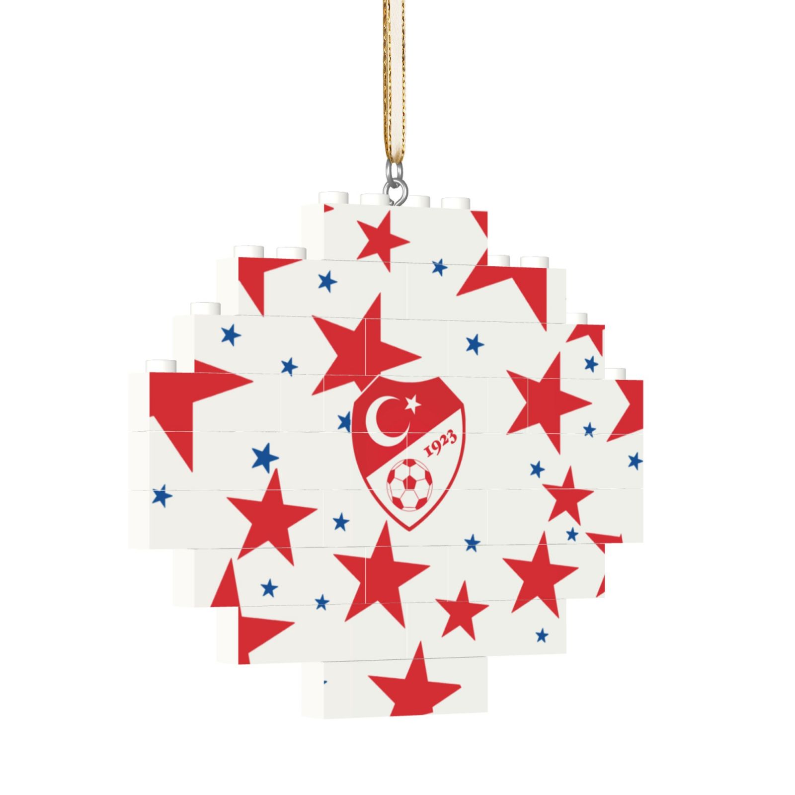 Turkey Building Block Puzzle Ornament BBP1995