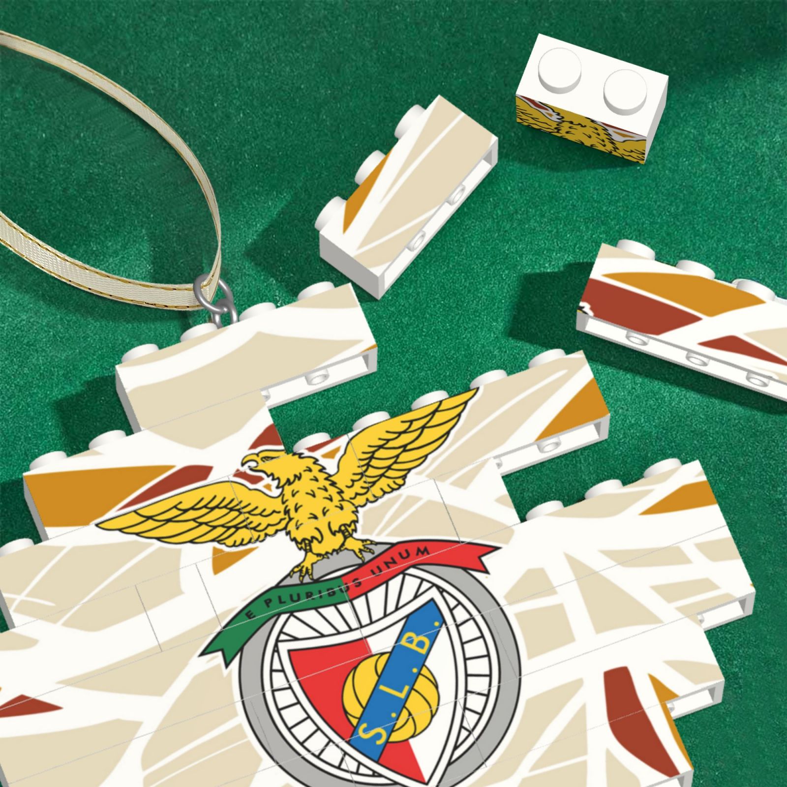 Benfica Building Block Puzzle Ornament BBP2109