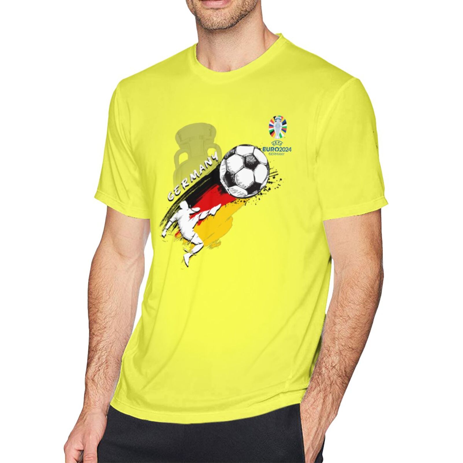 Men's Germany EURO 2024 Basic Short Sleeve T-Shirt BST1679