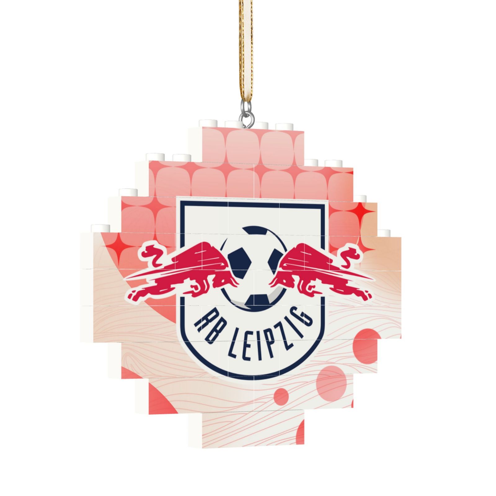 RB Leipzig Building Block Puzzle Ornament BBP2180