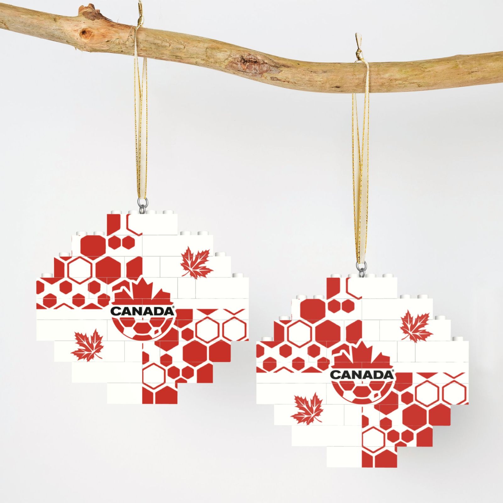 Canada Building Block Puzzle Ornament BBP2030