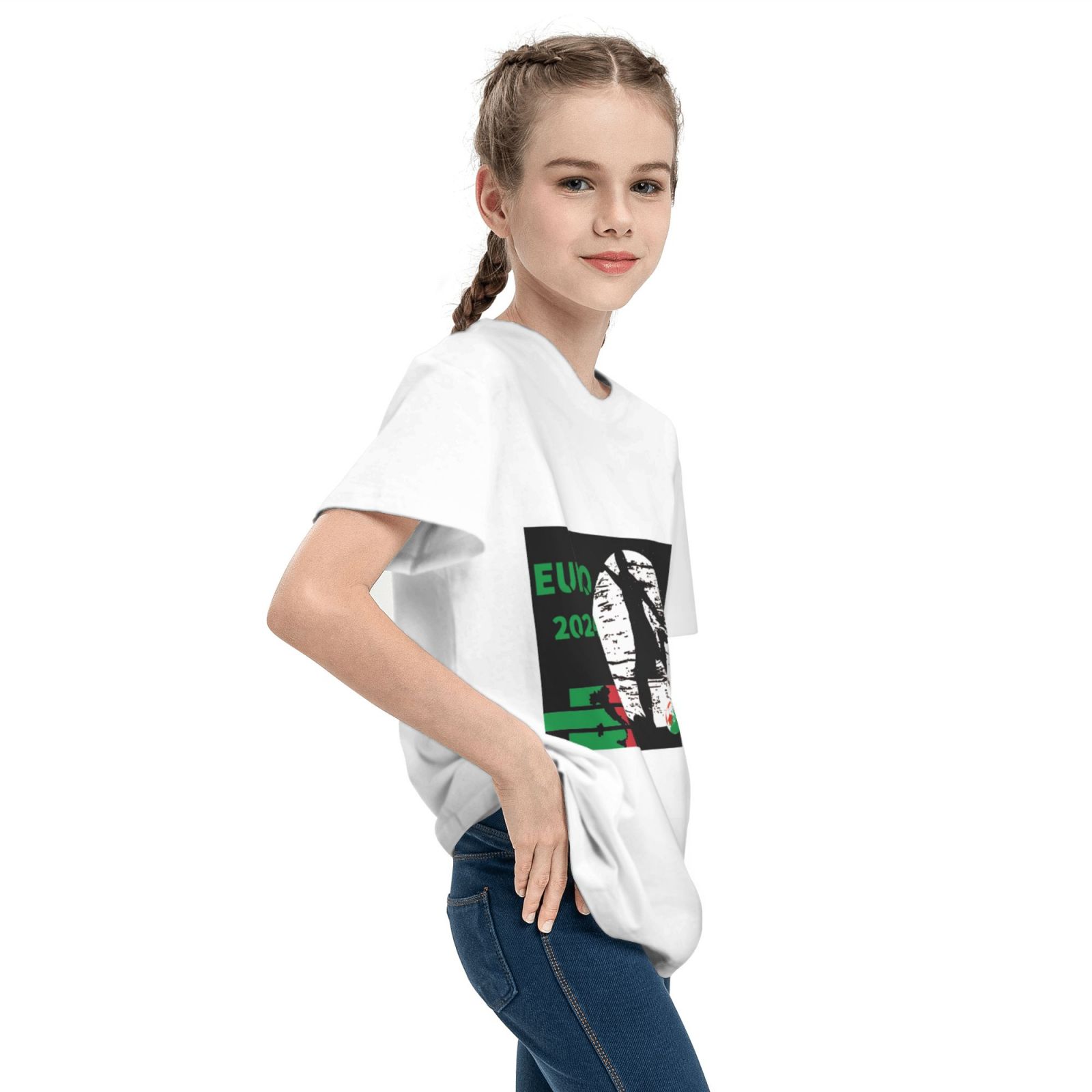 Kid's Italy EURO 2024 Teenage T-shirt TET1757