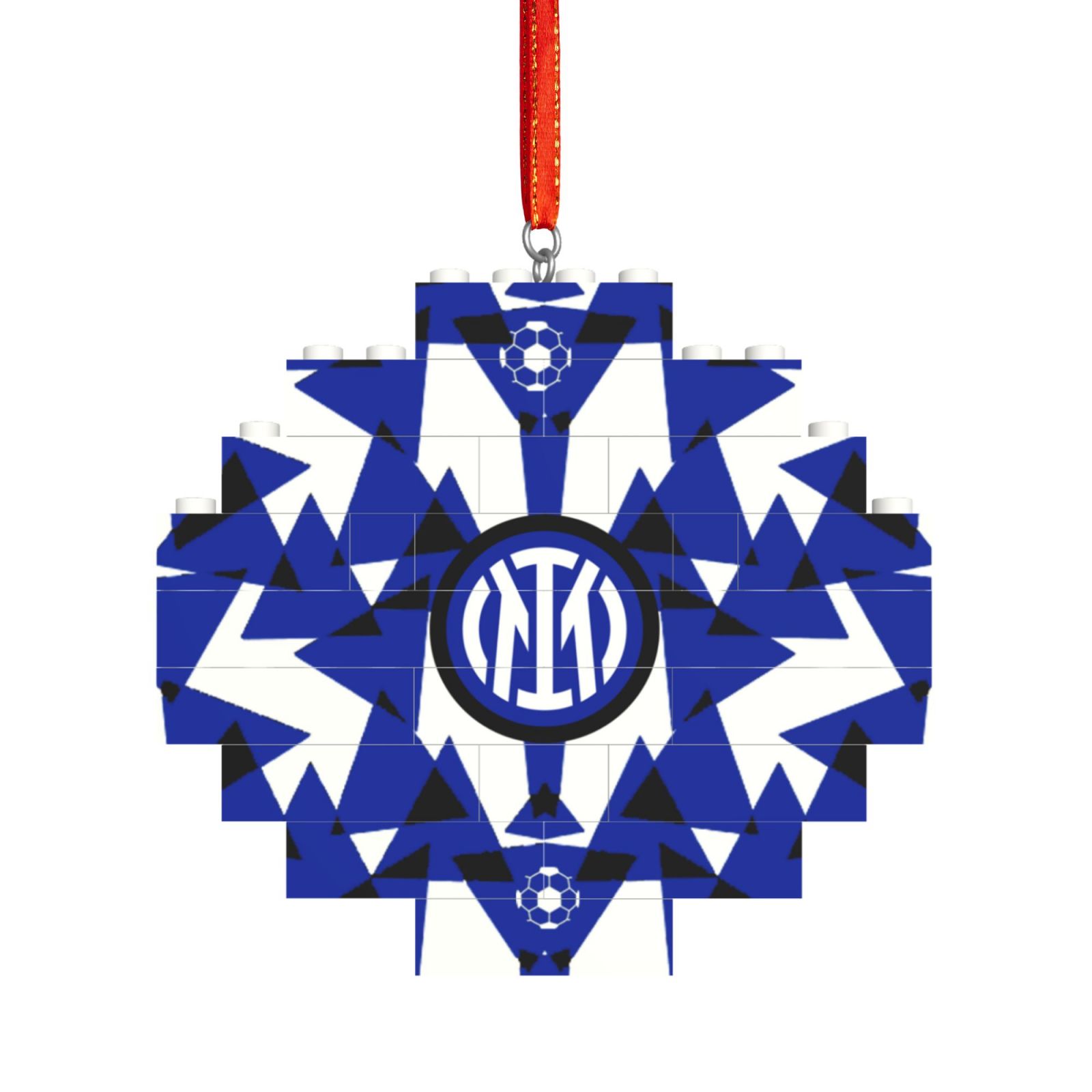 Inter Milan Building Block Puzzle Ornament BBP2014