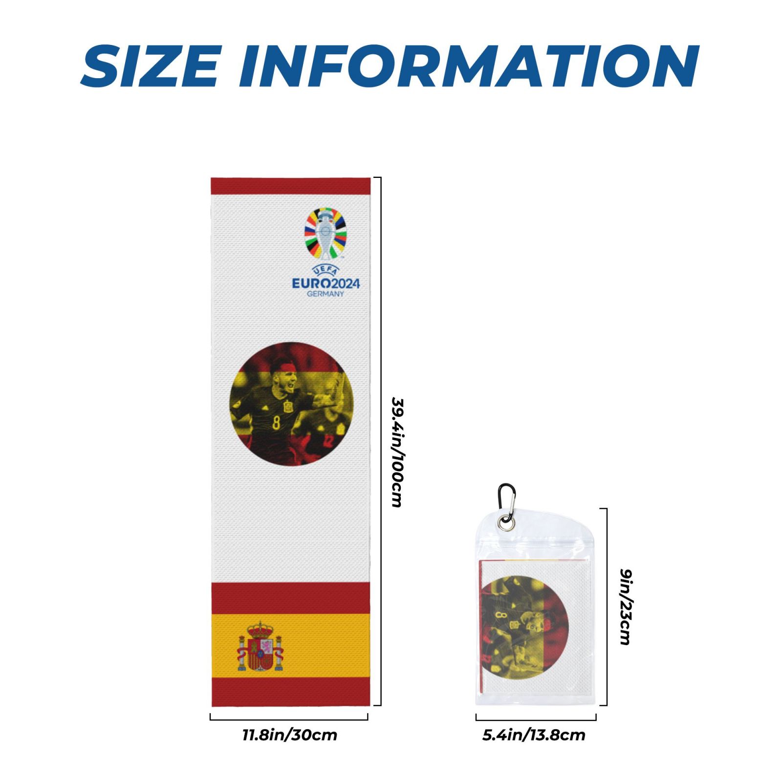 Spain EURO 2024 Cold Exercise Towel CET1742