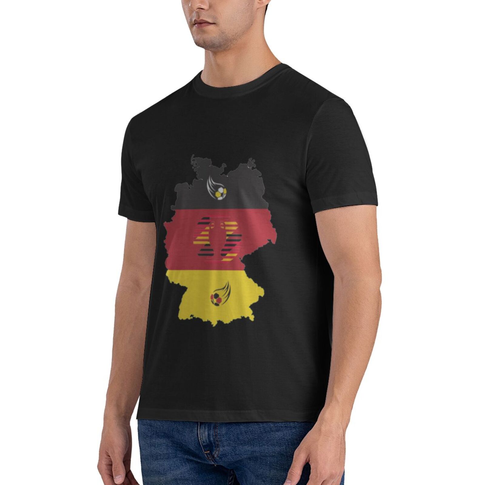 Men's Germany EURO 2024 Basic Short Sleeve T-Shirt BST1770