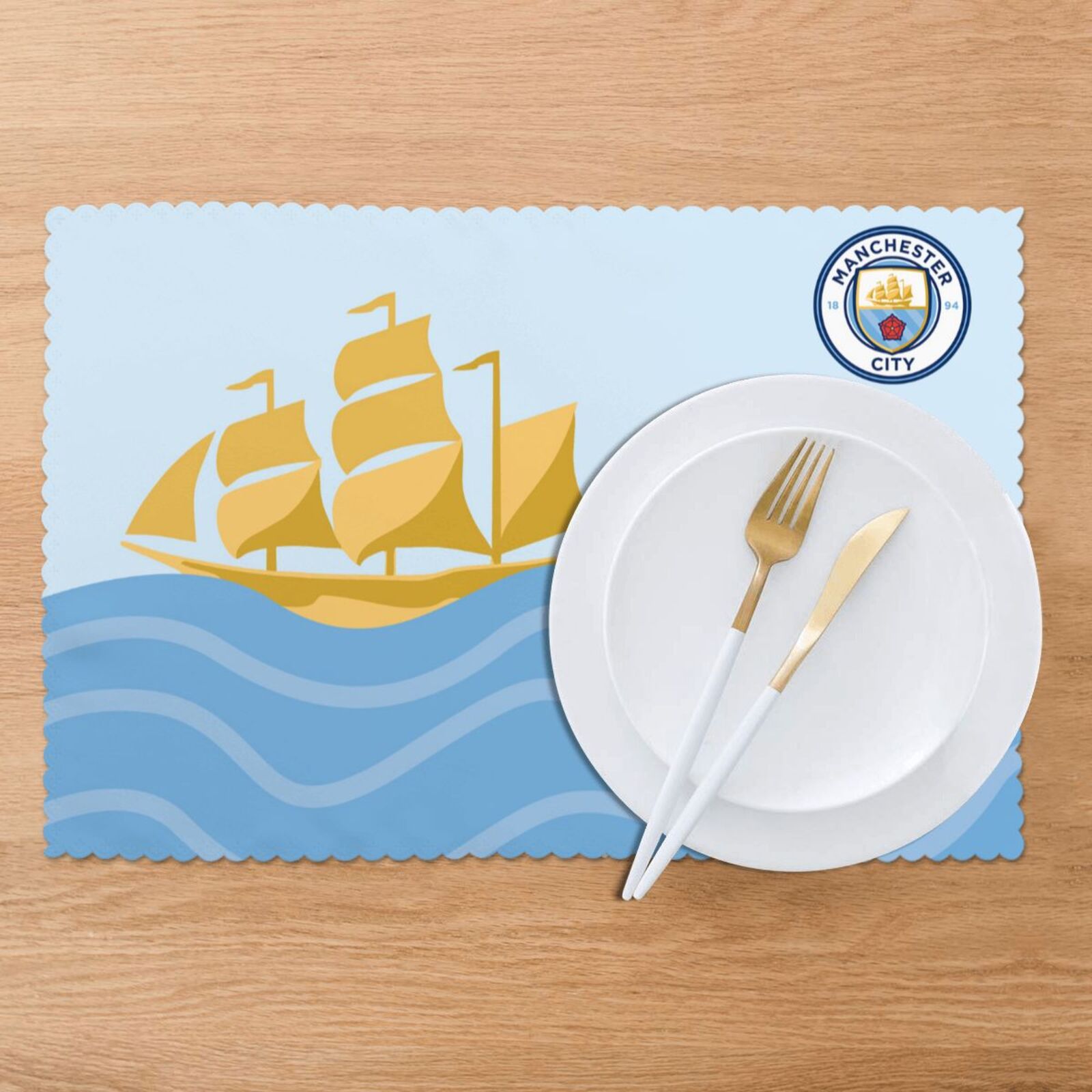 Manchester City Placemat Set Of 6 PFD2069