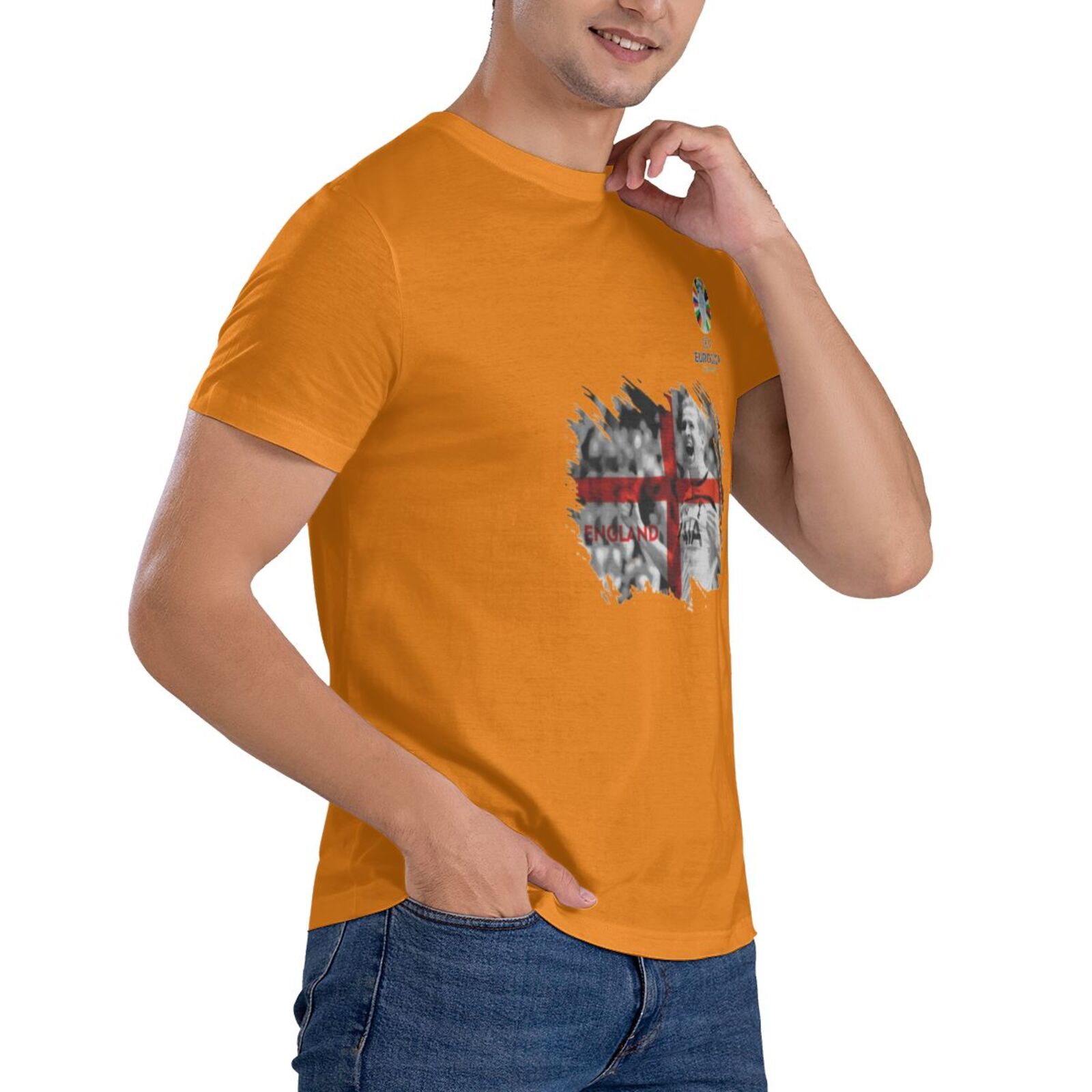 Men's England EURO 2024 Basic Short Sleeve T-Shirt BST1713