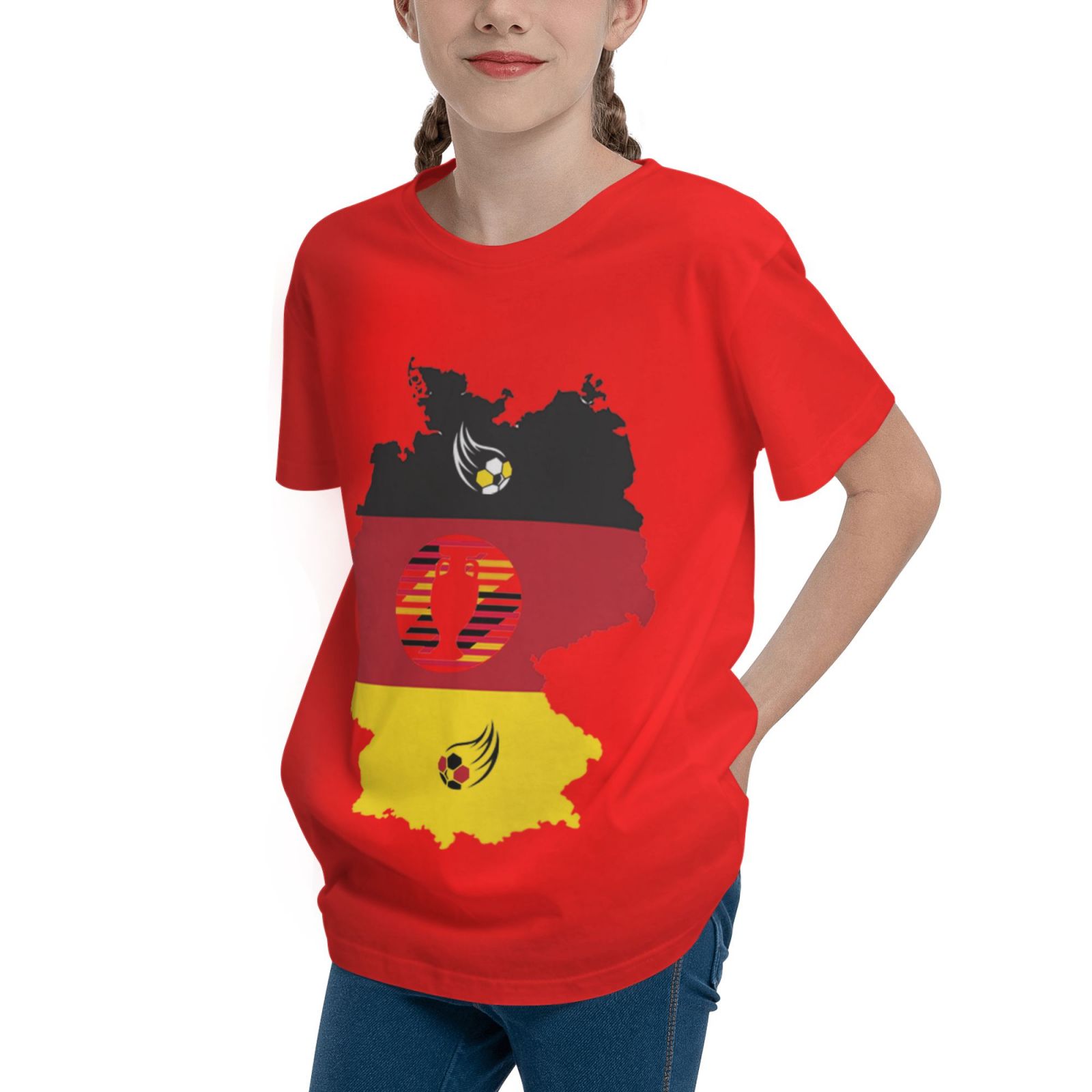 Kid's Germany EURO 2024 Teenage T-shirt TET1769