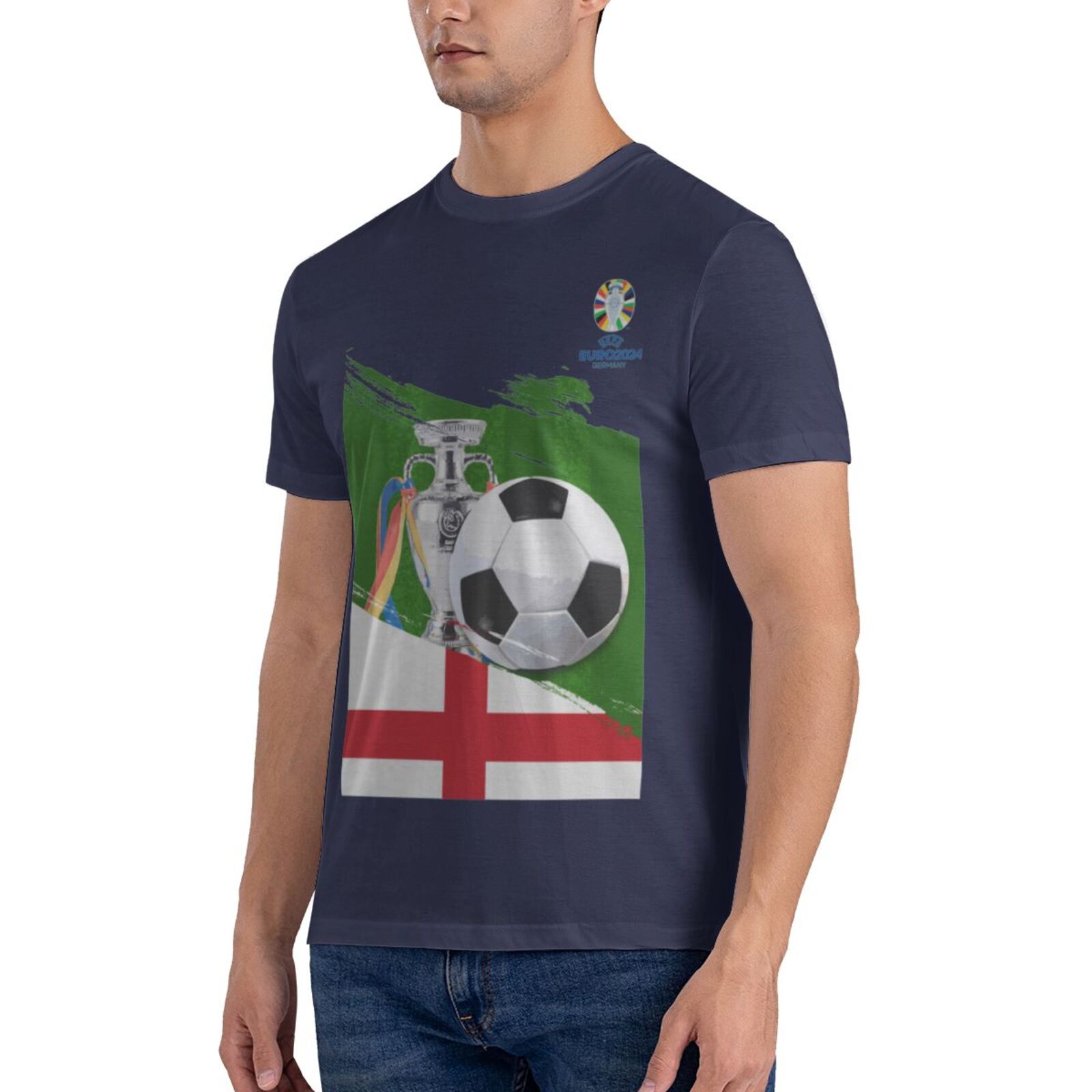Men's England EURO 2024 Basic Short Sleeve T-Shirt BST1681