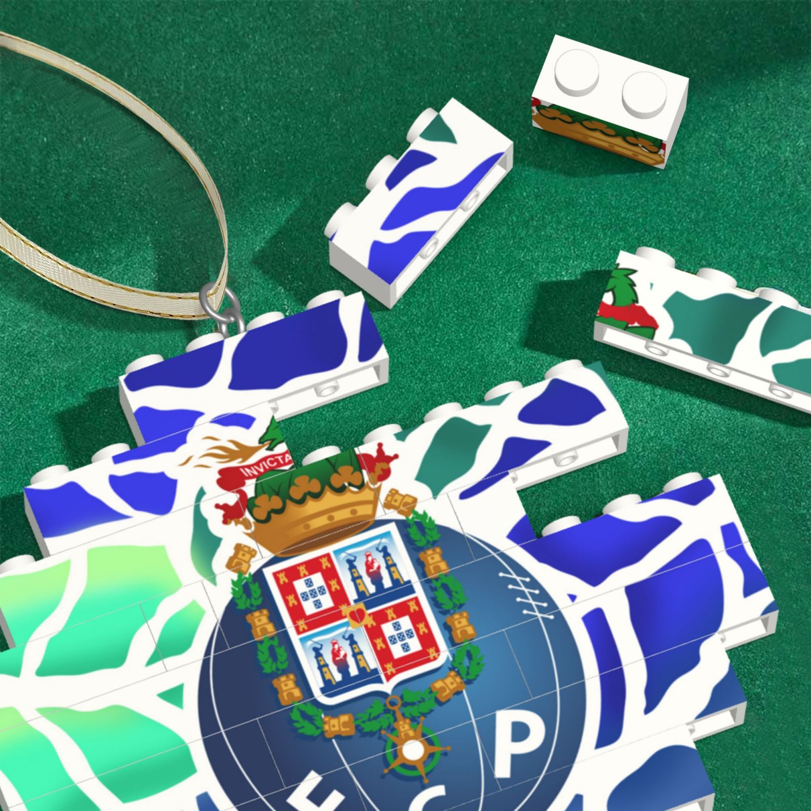 FC Porto Building Block Puzzle Ornament BBP2167