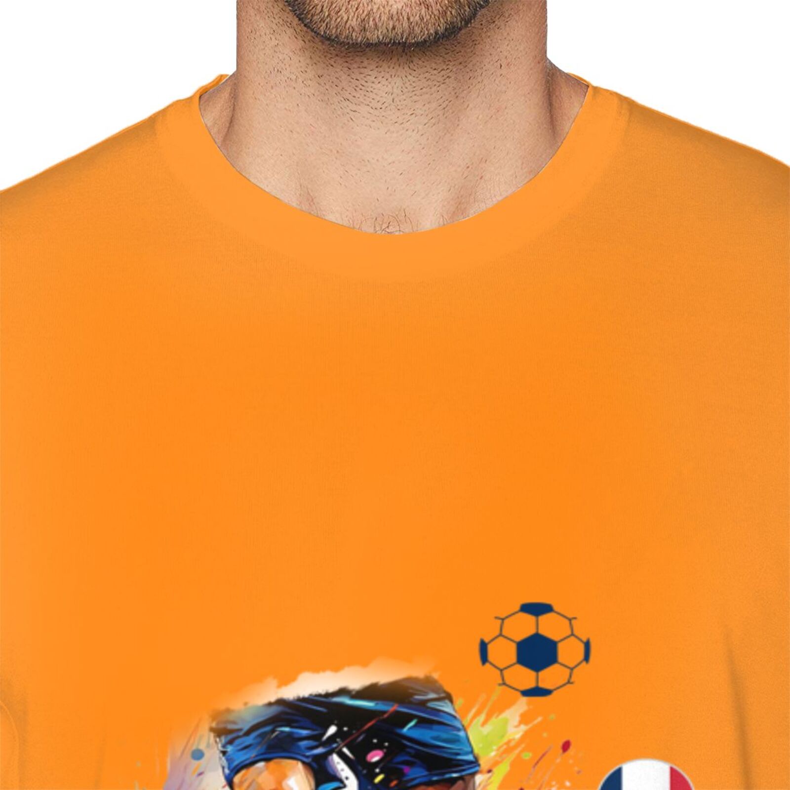 Men's France EURO 2024 Basic Short Sleeve T-Shirt BST1749