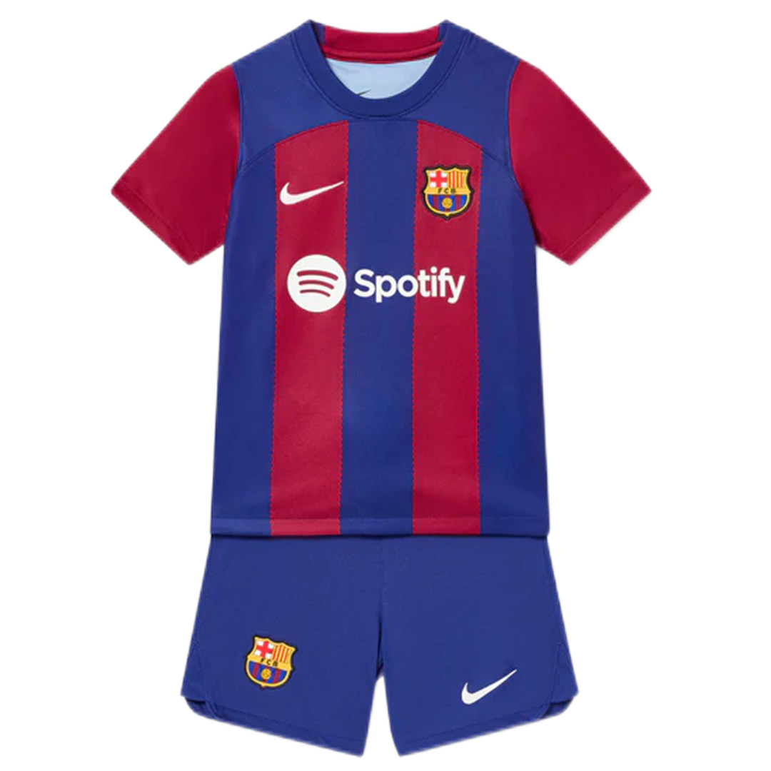 Kid's Barcelona Home Jersey+Shorts 23/24