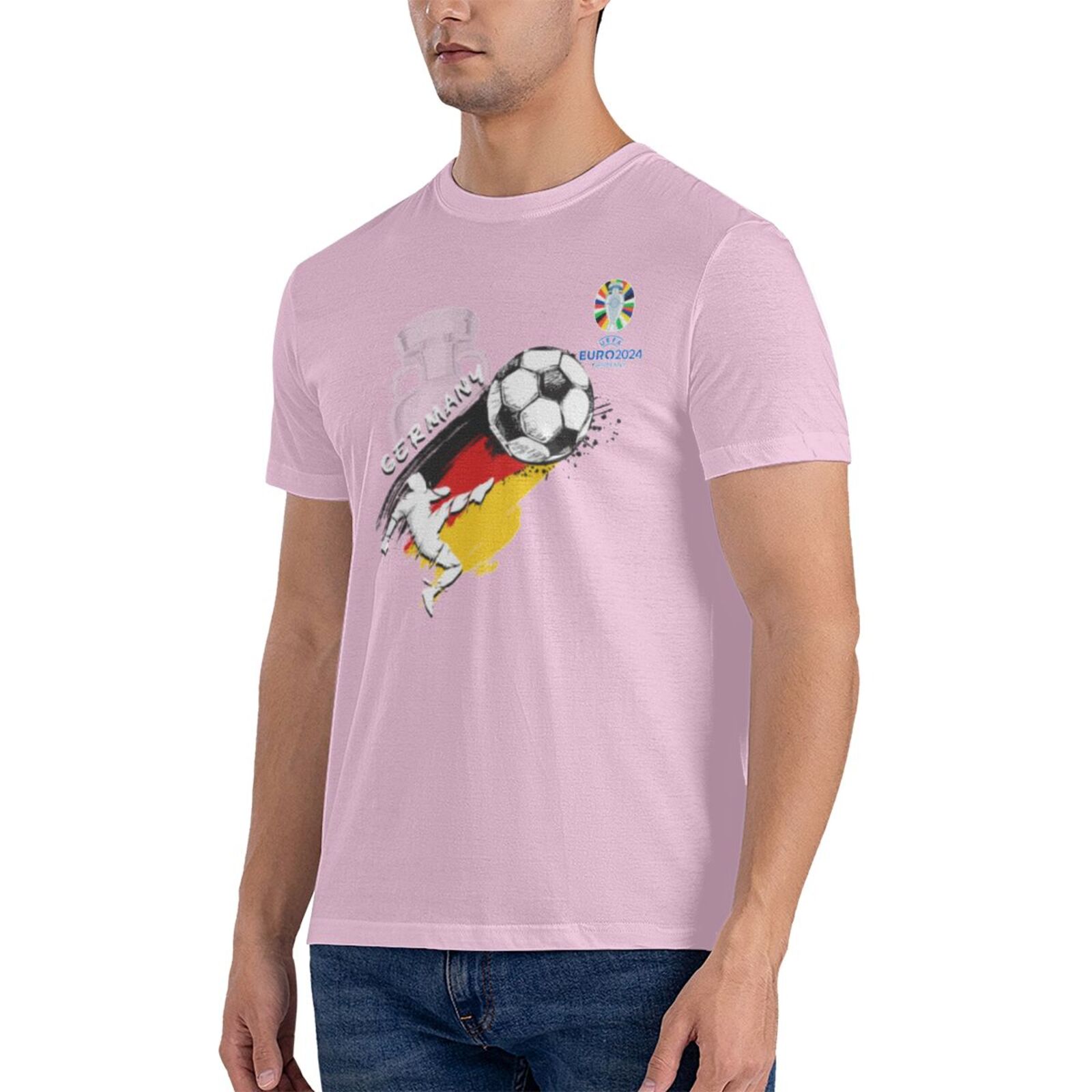 Men's Germany EURO 2024 Basic Short Sleeve T-Shirt BST1679