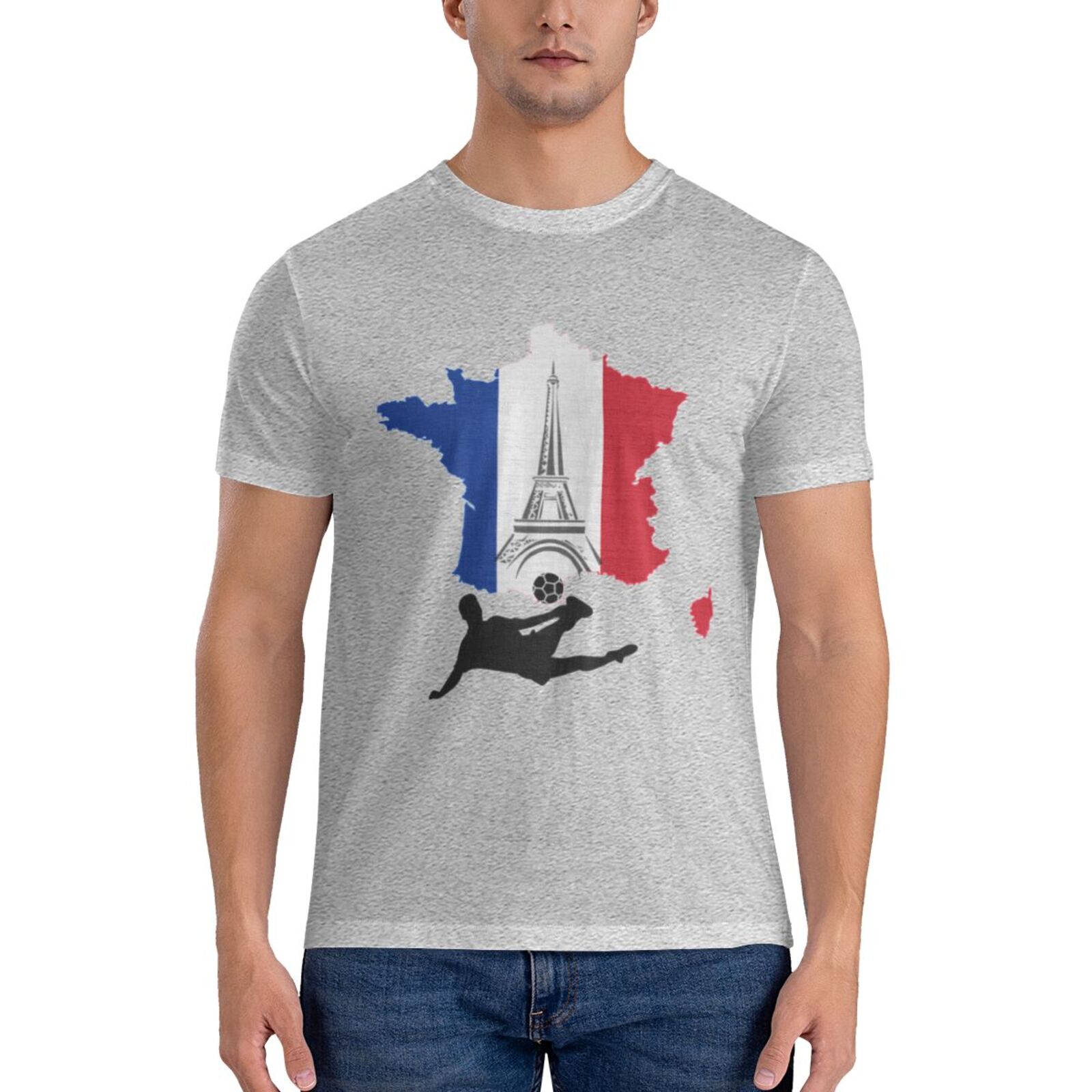 Men's France EURO 2024 Basic Short Sleeve T-Shirt BST1772