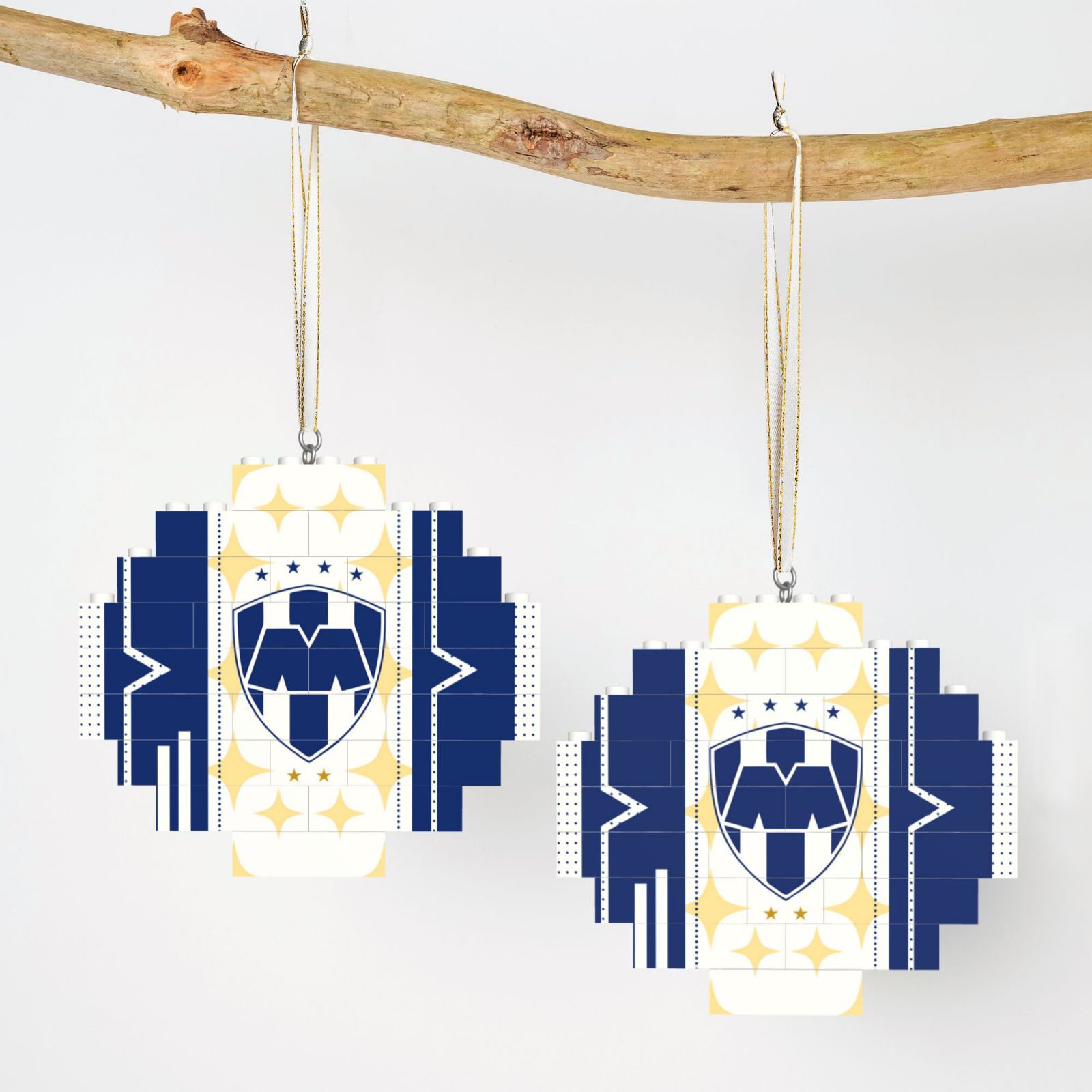 Monterrey Building Block Puzzle Ornament BBP2168