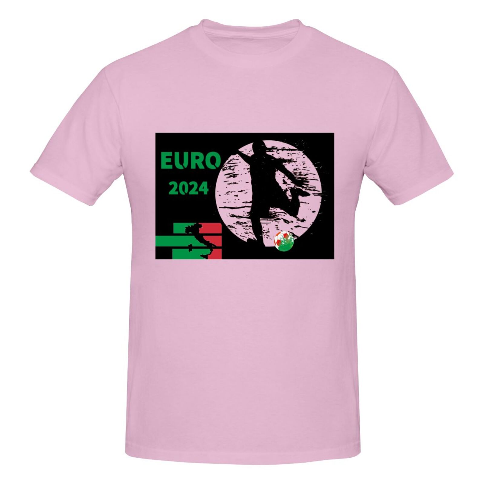 Men's Italy EURO 2024 Basic Short Sleeve T-Shirt BST1751