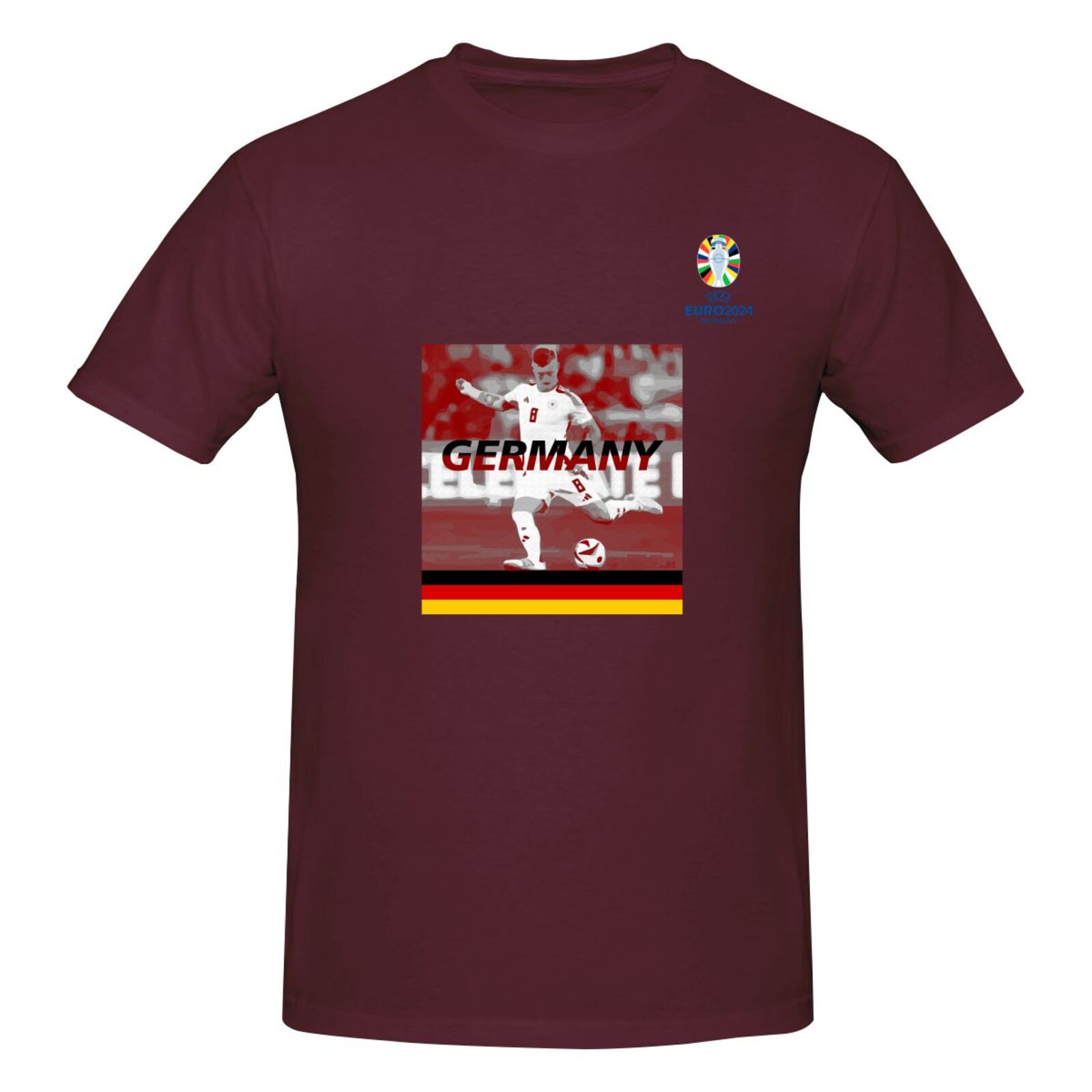 Men's Germany EURO 2024 Basic Short Sleeve T-Shirt BST1704