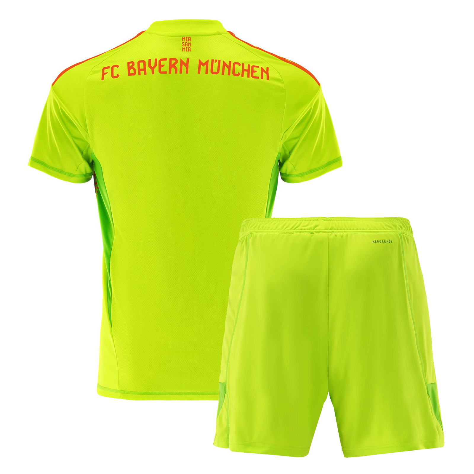 Kid's Bayern Munich Goalkeeper Jersey+Shorts 2024/25