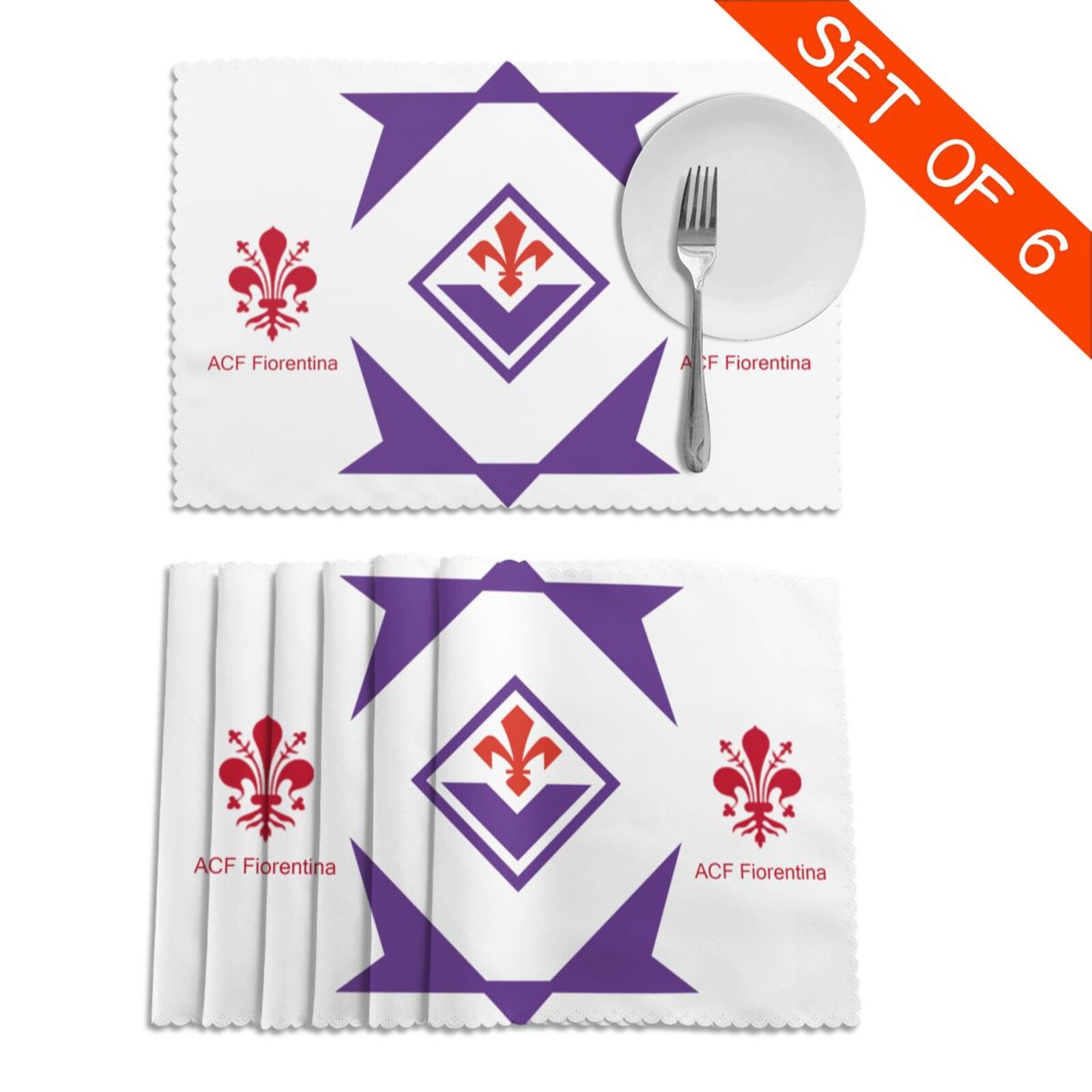 Fiorentina Placemat Set Of 6 PFD2260