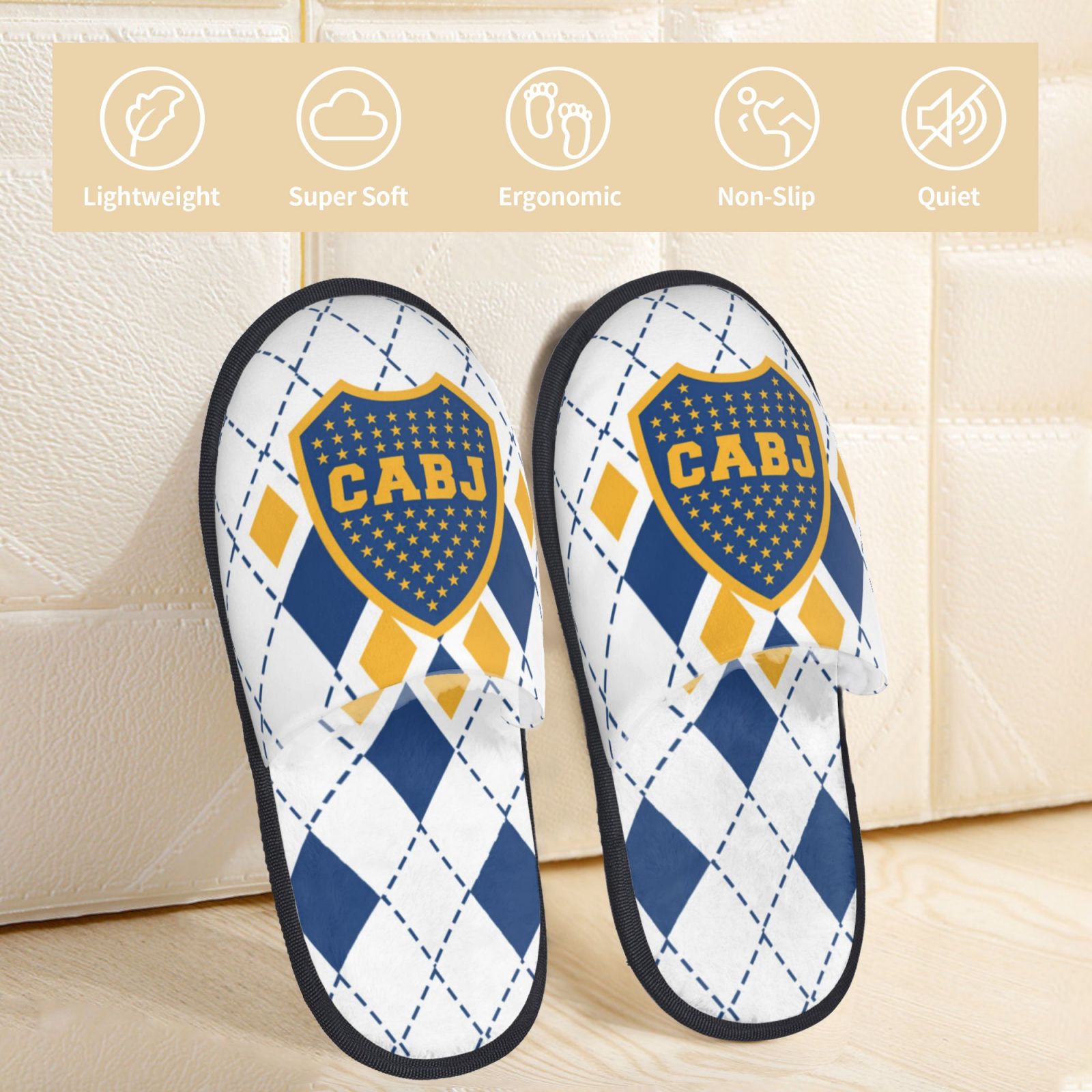 Boca Juniors Cotton Slippers FSP2251