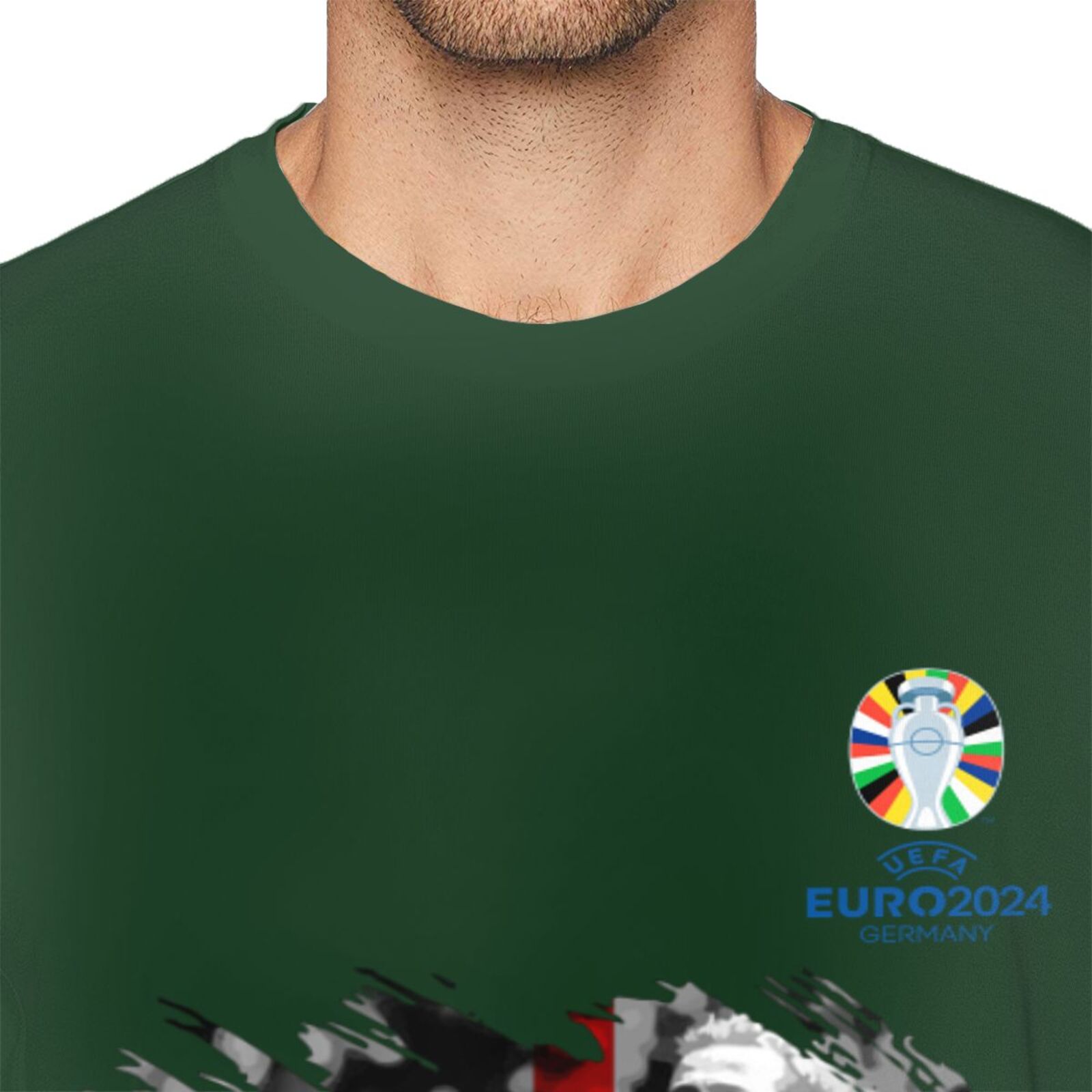 Men's England EURO 2024 Basic Short Sleeve T-Shirt BST1713