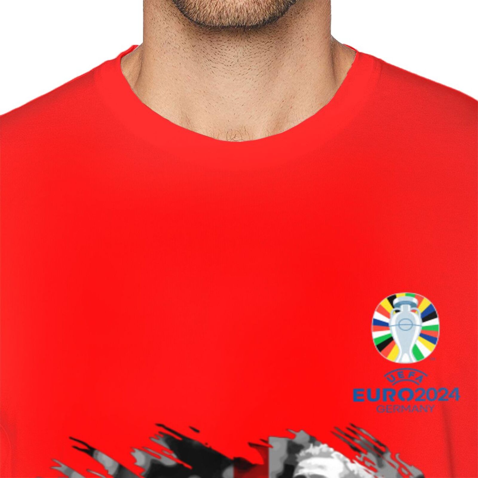 Men's England EURO 2024 Basic Short Sleeve T-Shirt BST1713