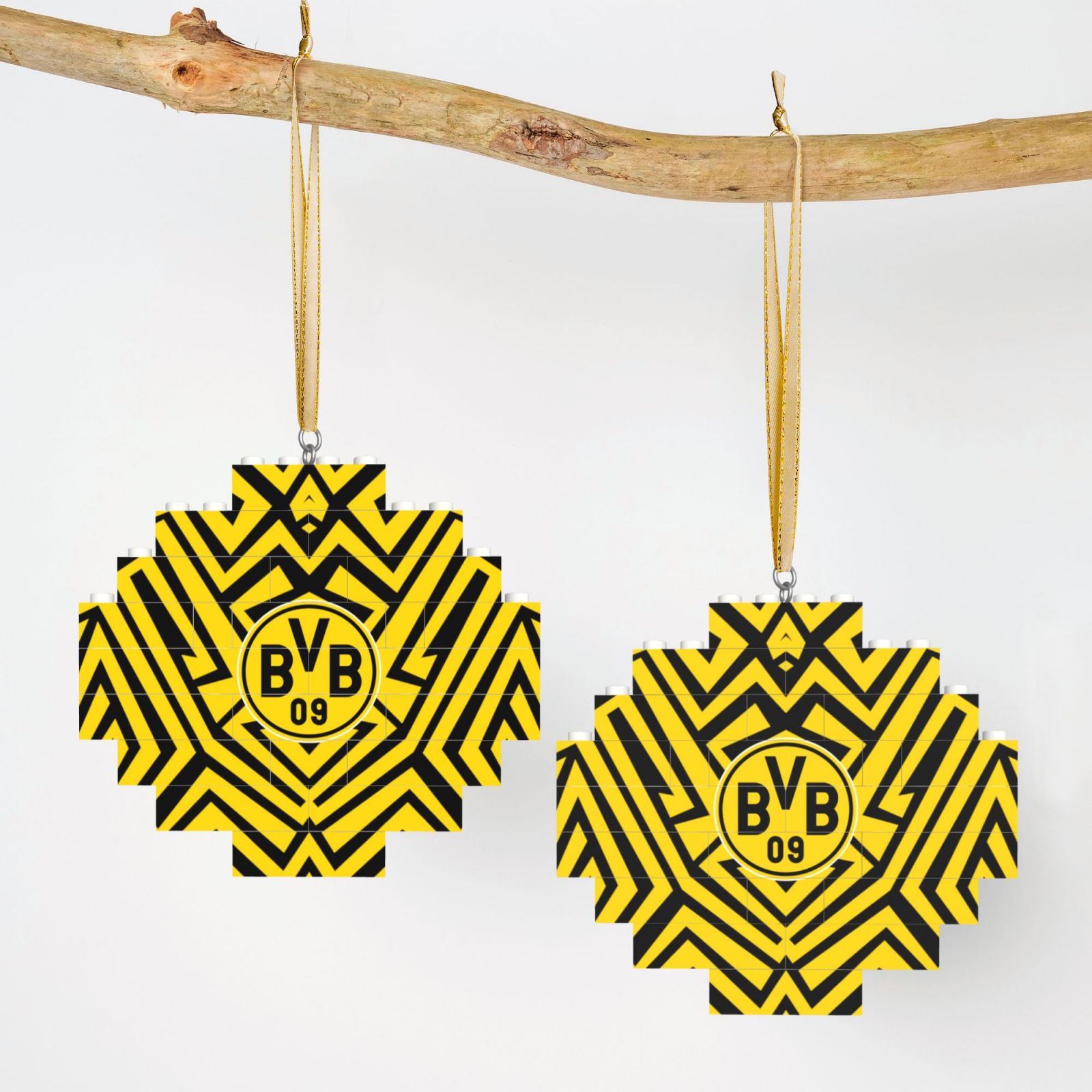 Borussia Dortmund Building Block Puzzle Ornament BBP2013