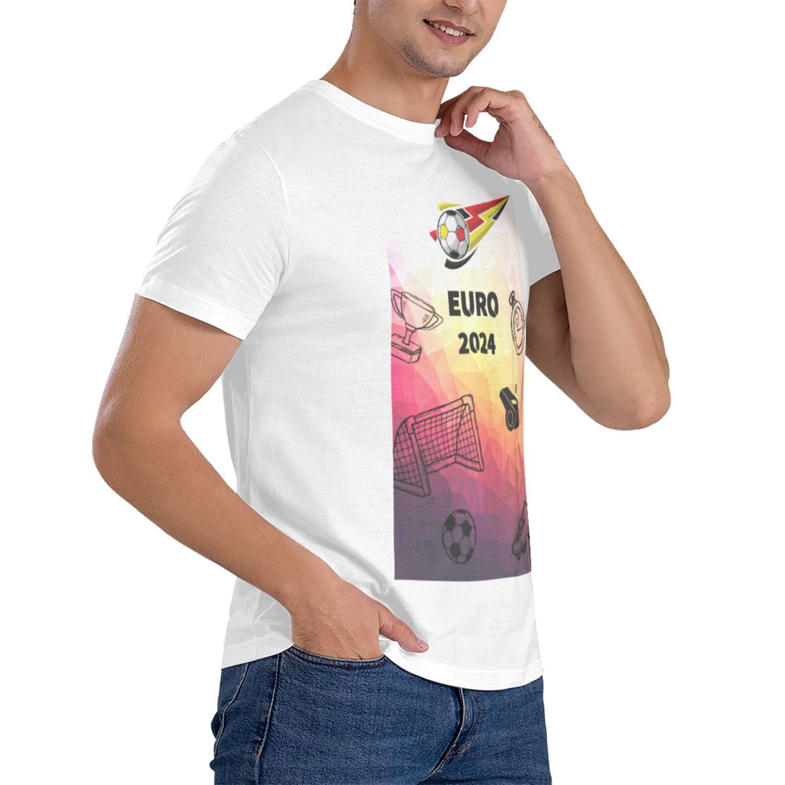 Men's Germany EURO 2024 Basic Short Sleeve T-Shirt BST1771