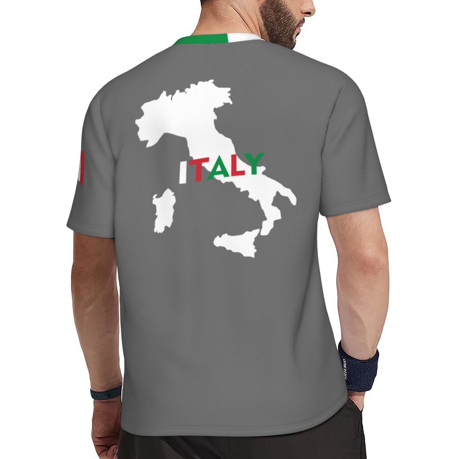 Men's Italy EURO 2024 Short Sleeved Mesh T-Shirt SMT1687