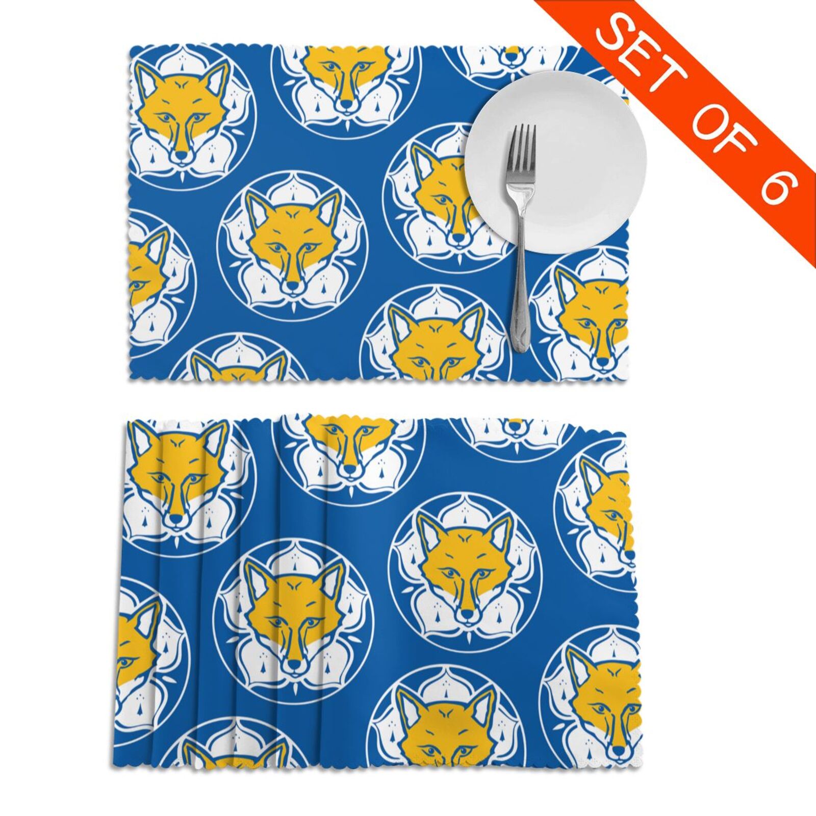 Leicester City Placemat Set Of 6 PFD2058